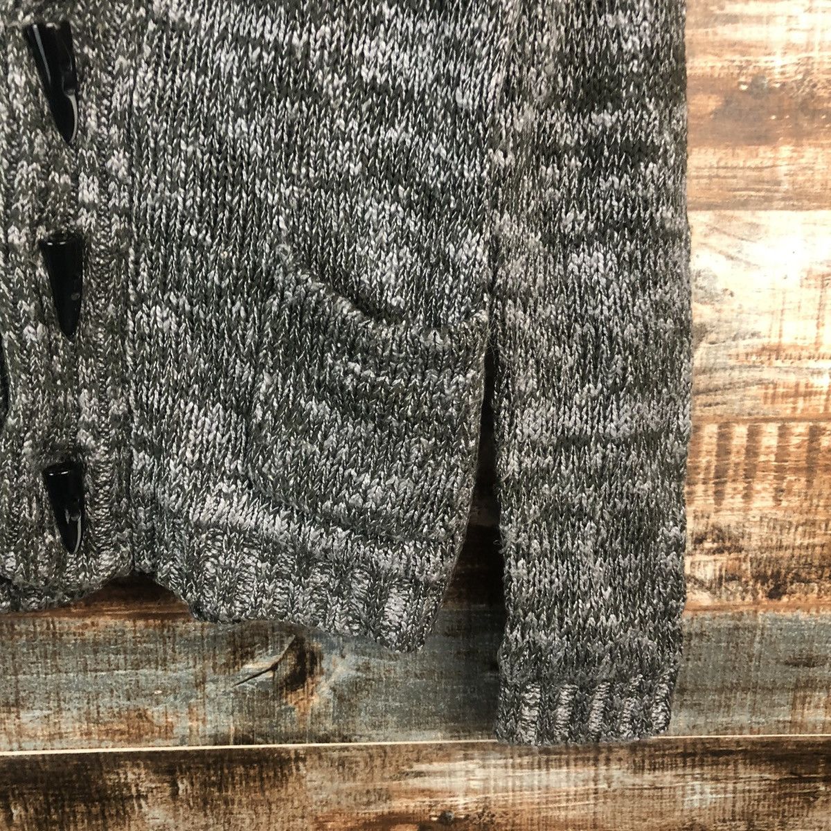 Homespun Knitwear × NANO universe DL Nano Universe Gray Cardigan Knitwer #C542 Size S / US 4 / IT 40 - 8 Thumbnail