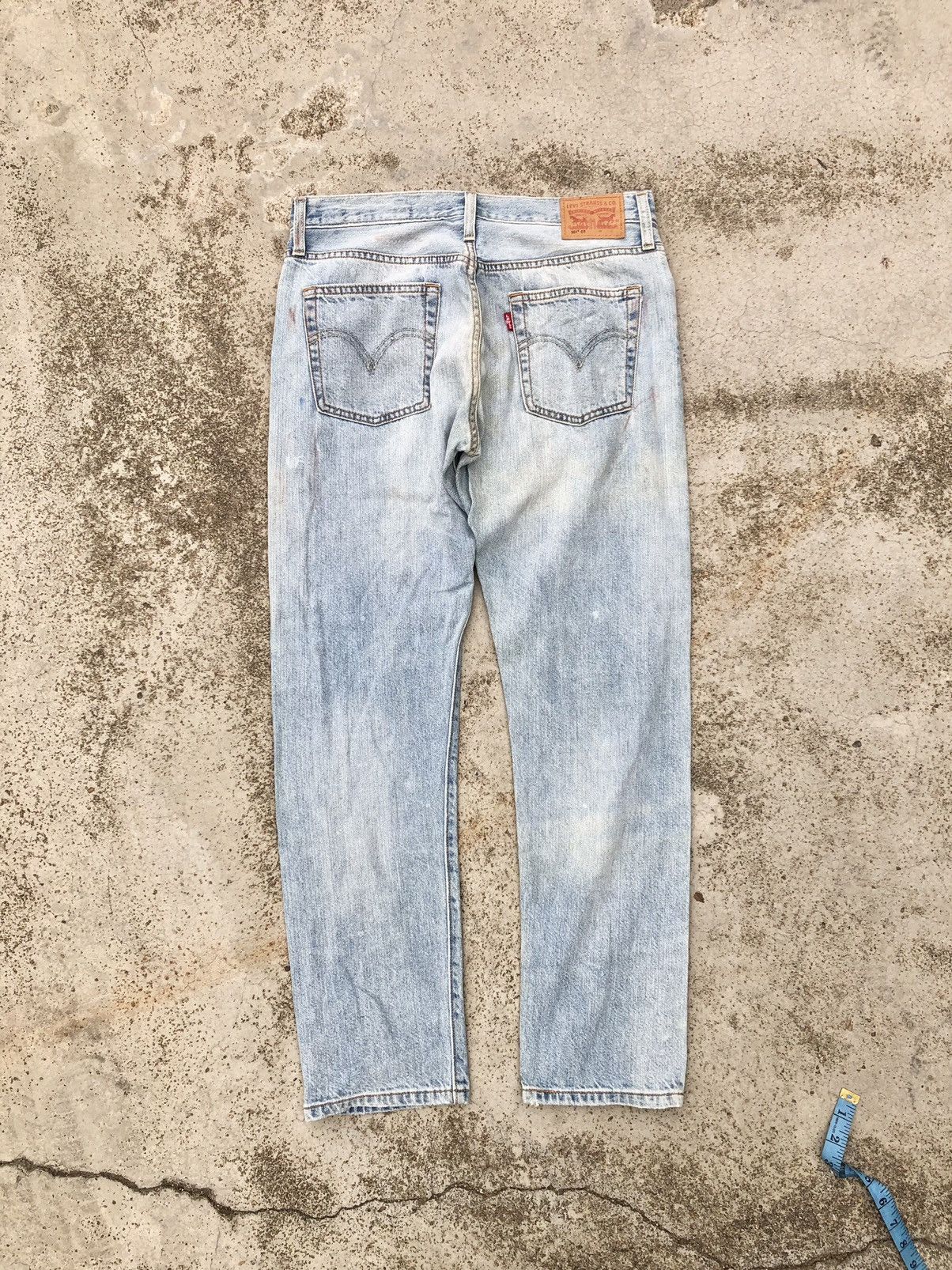 Levi's SELVEDGE LEVIS 501 DISTRESSED JEANS Size 30" / US 8 / IT 44 - 5 Thumbnail