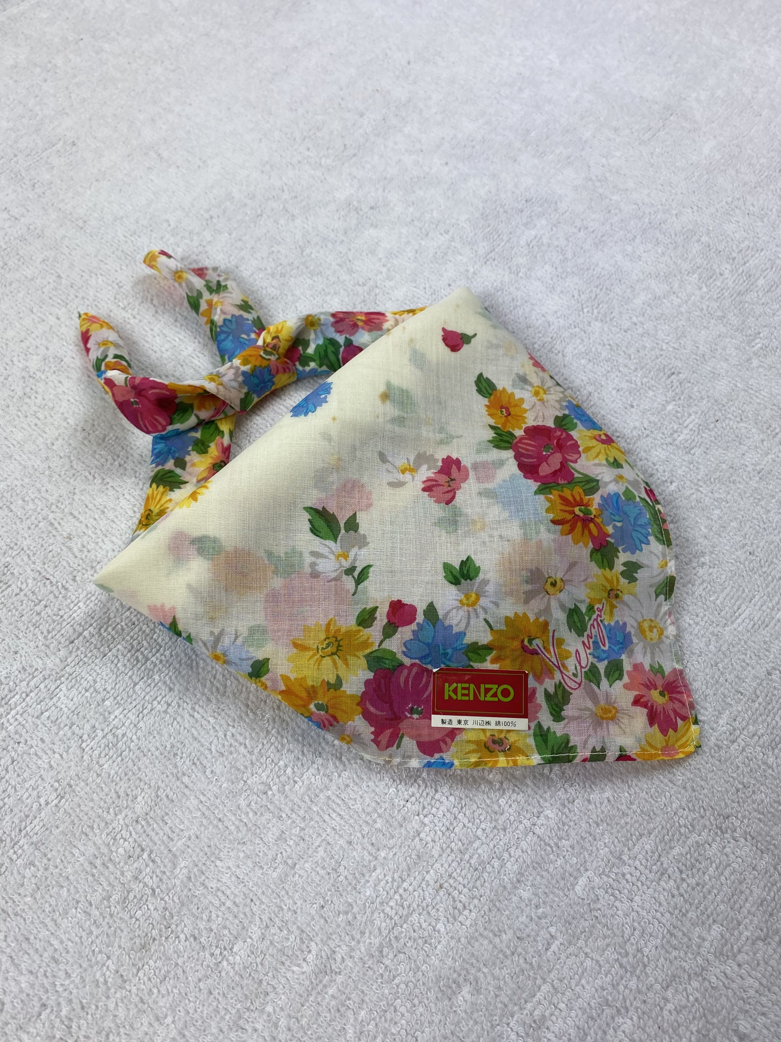 Kenzo × Vintage Kenzo Handkerchief / Bandana / Neckerchief Size ONE SIZE - 1 Thumbnail