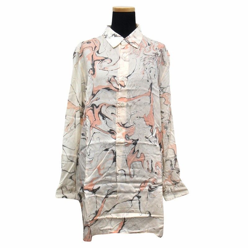 Yohji Yamamoto Yohji Yamamoto Marble Print Long Shirt Size US S / EU 44-46 / 1 - 3 Thumbnail