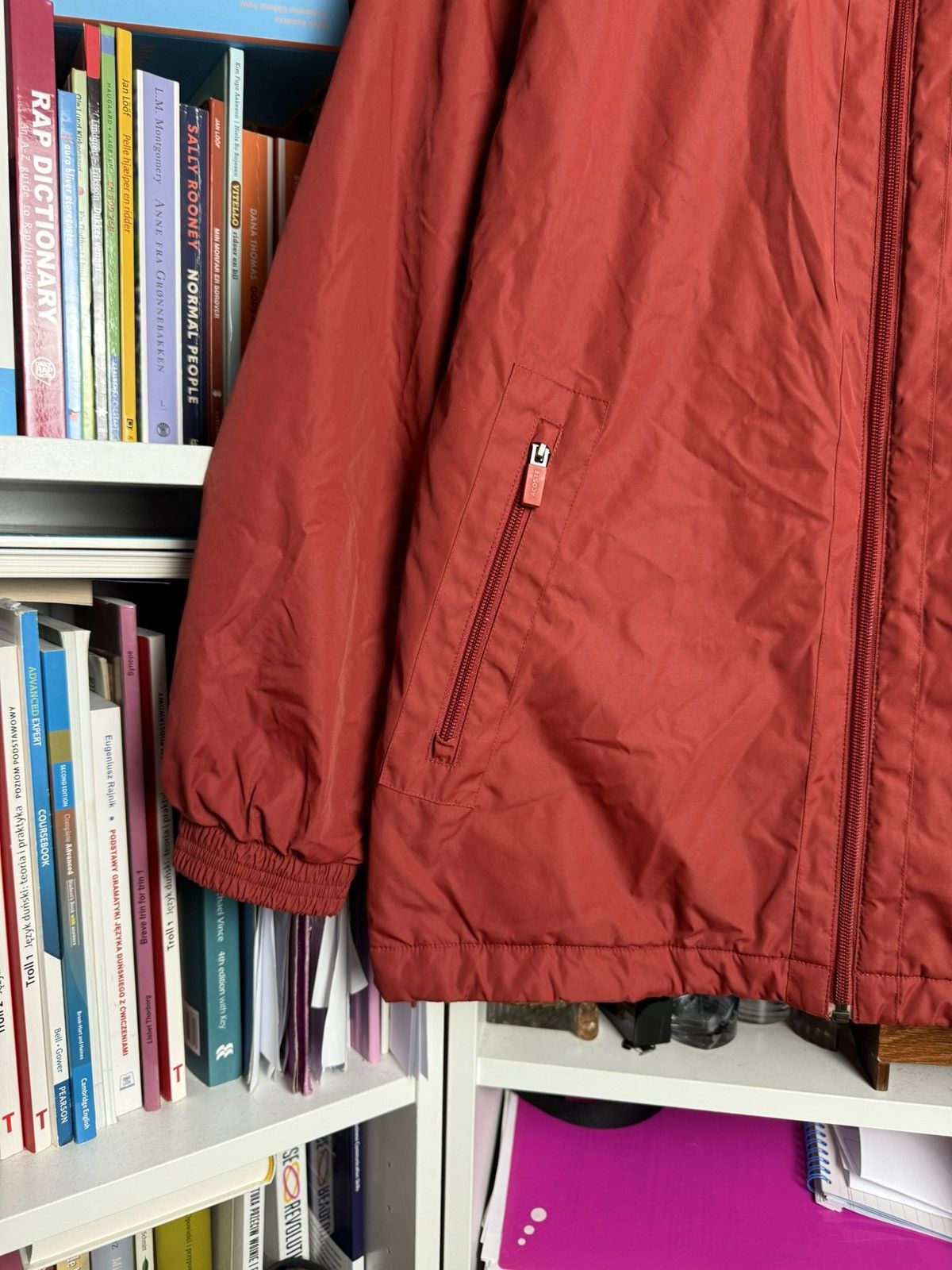 Designer × Lacoste × Vintage Vintage 90s Lacoste fleece lined winter raincoat jacket XL Size US XL / EU 56 / 4 - 7 Thumbnail