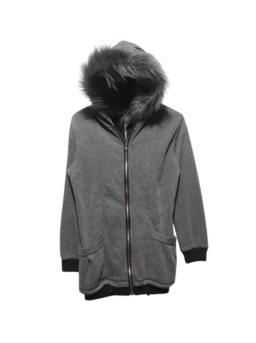 Hysteric Glamour Double Layer Grey Fur Hoodie if6was9 LGB style Size US S / EU 44-46 / 1 - 2 Thumbnail