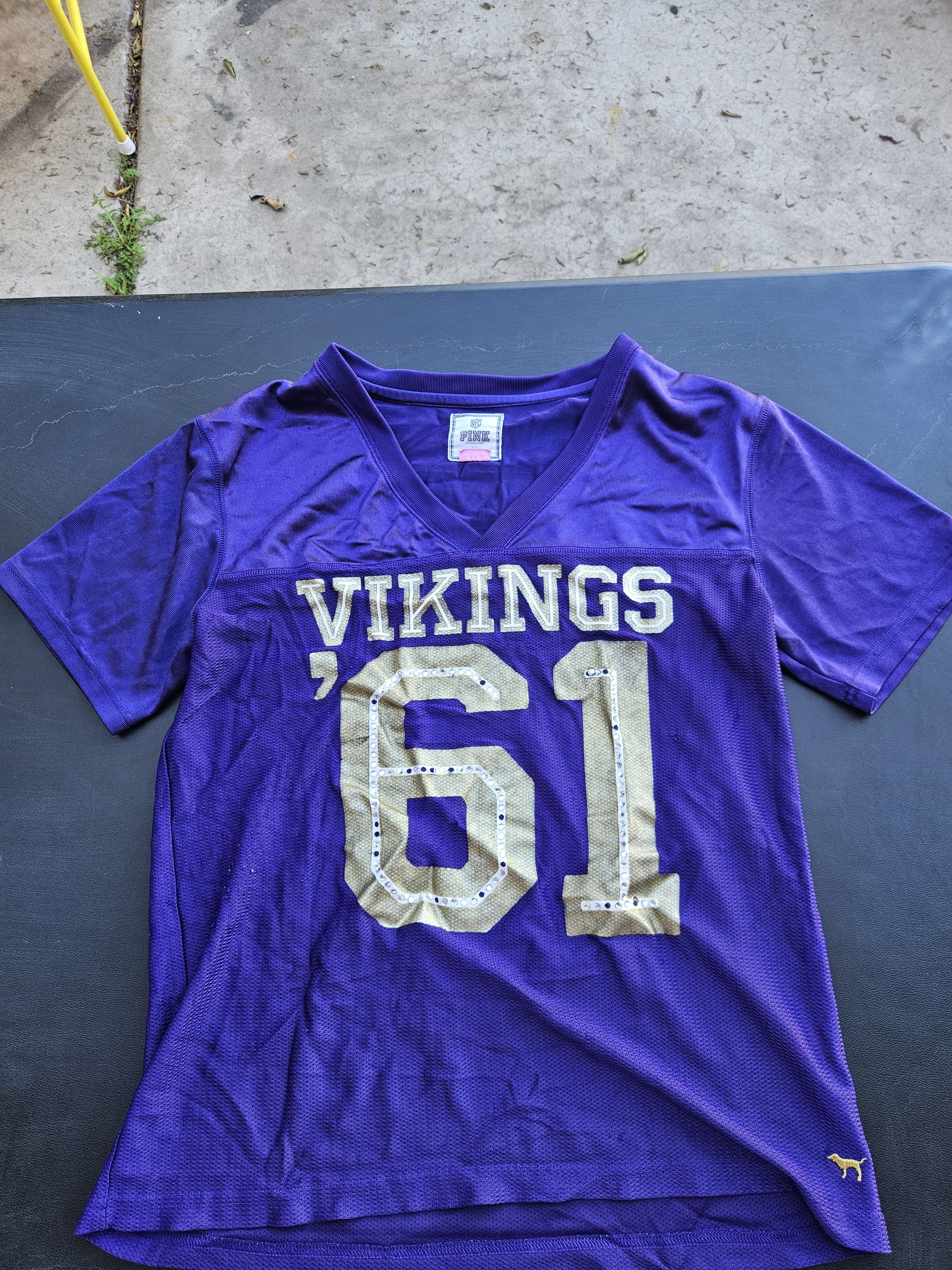 Pink NFL X Pink Y2K Minnesota Vikings Jersey Size S / US 4 / IT 40 - 1 Thumbnail