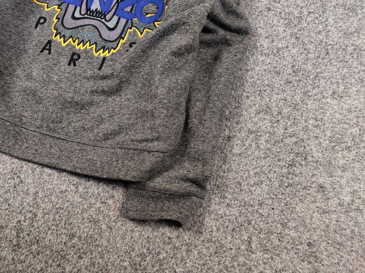 Kenzo Kenzo classic tiger embroidered Crewneck Gray Sweatshirt Size US S / EU 44-46 / 1 - 5 Thumbnail