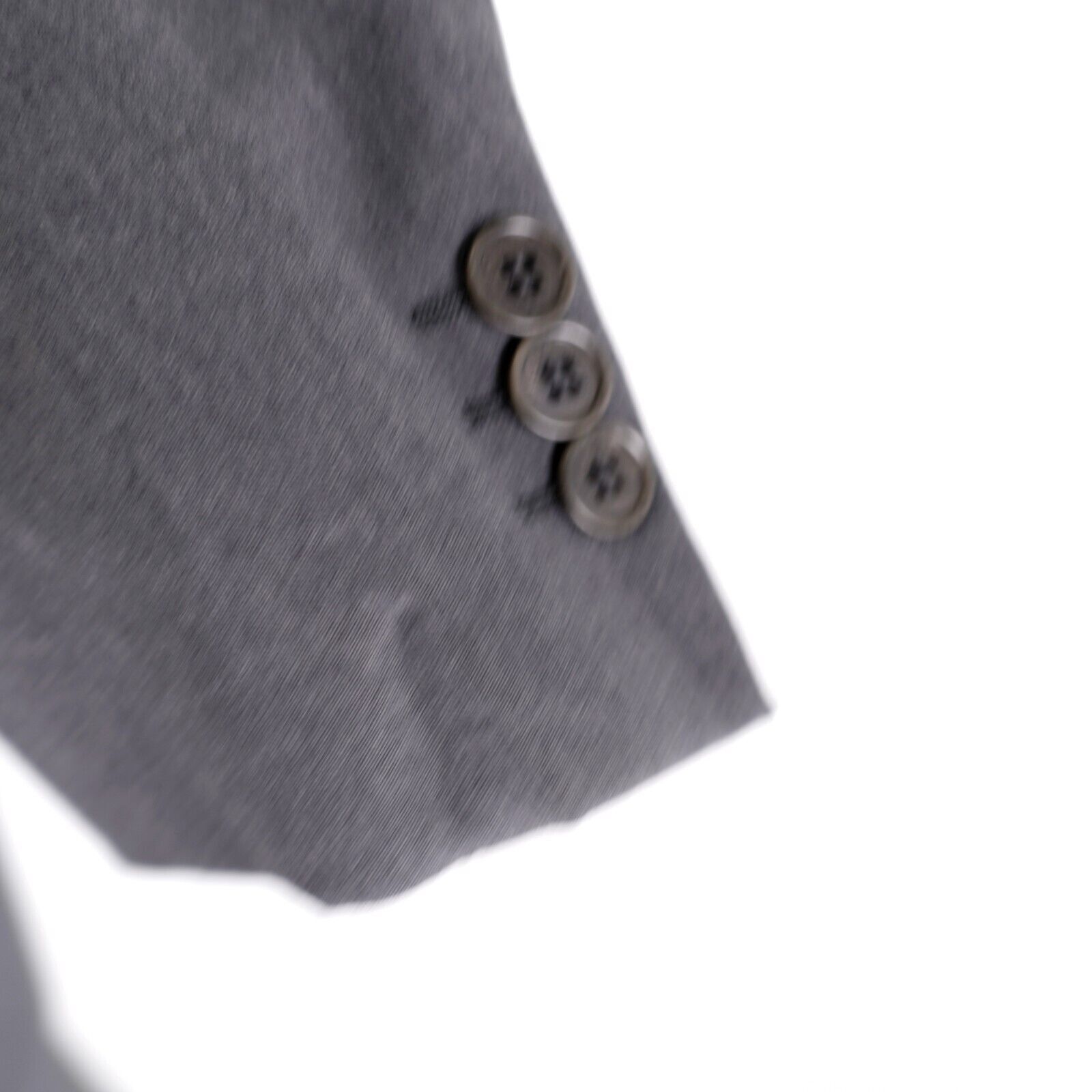 Salvatore Ferragamo DAMAGED Salvatore Ferragamo Wool Gray 3 Button Blazer 38L / Size 38L - 4 Thumbnail