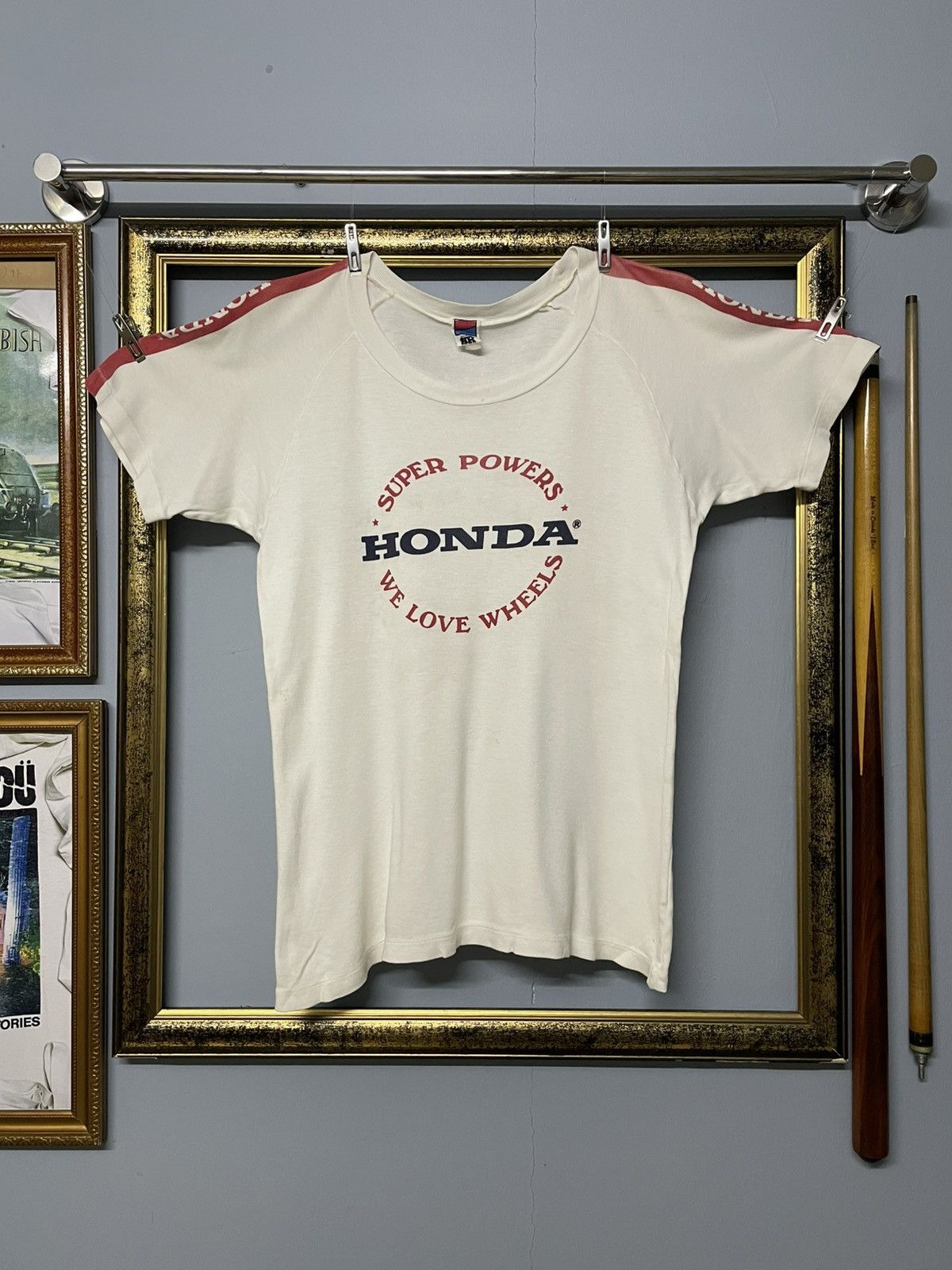 Designer × Japanese Brand × Vintage Vintage 1990s Single Stitch Honda Super Powers Promo Tshirt Size US S / EU 44-46 / 1 - 1 Thumbnail