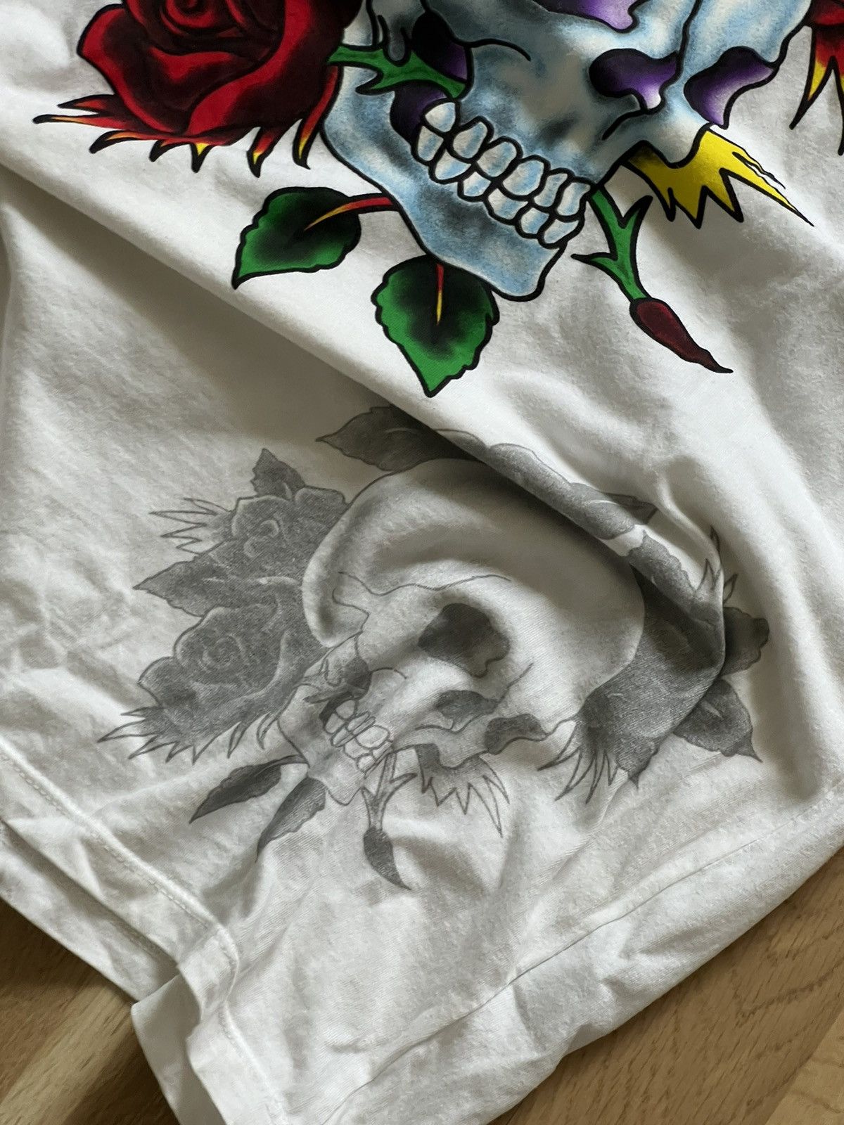 Ed Hardy Ed hardy vintage t shirt skull avant garde punk 90s Size US L / EU 52-54 / 3 - 4 Thumbnail