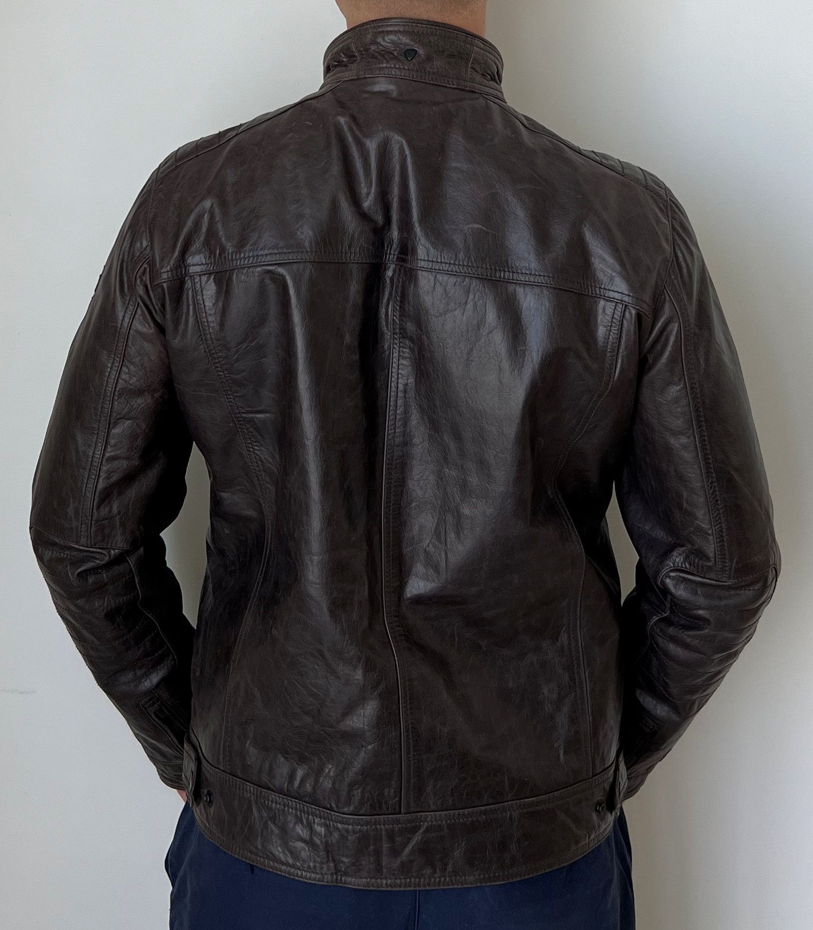 Strellson STRELLSON FENDRAS BUFFALO DAKOTA LEATHER JACKET Size US L / EU 52-54 / 3 - 4 Thumbnail