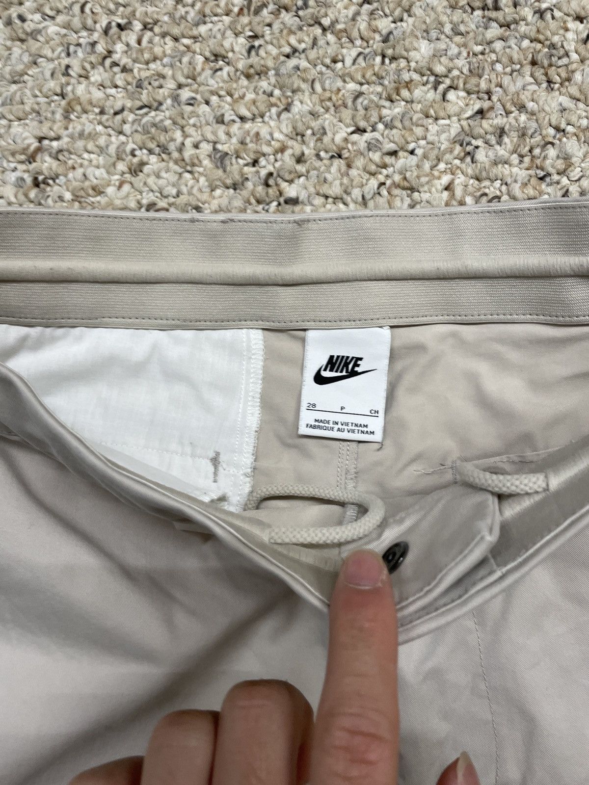 Nike Nike White Straight Leg Pants Size US 28 / EU 44 - 7 Thumbnail