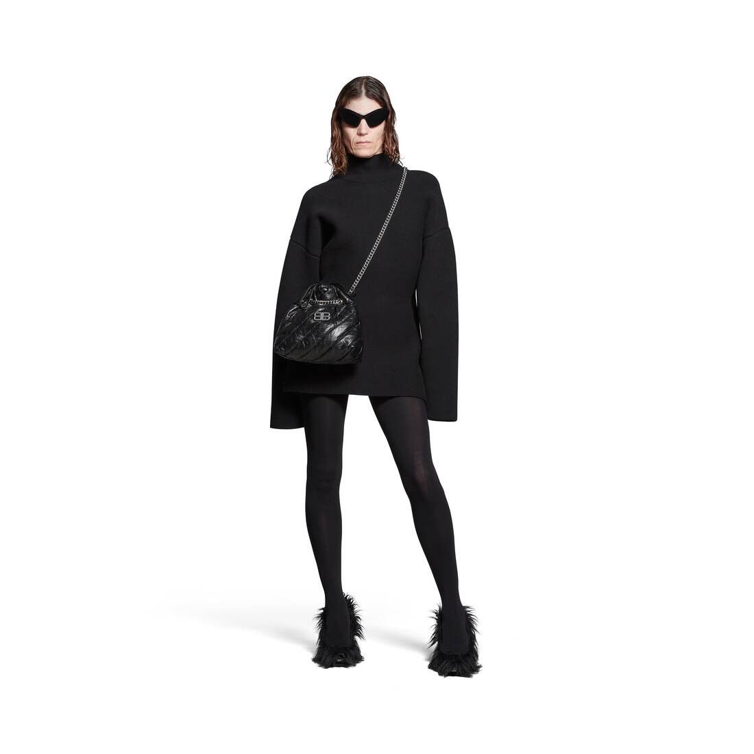 Balenciaga o1bcso1str0325 Size: OS / Crush Small Tote Bag Quilted Size ONE SIZE - 2 Thumbnail