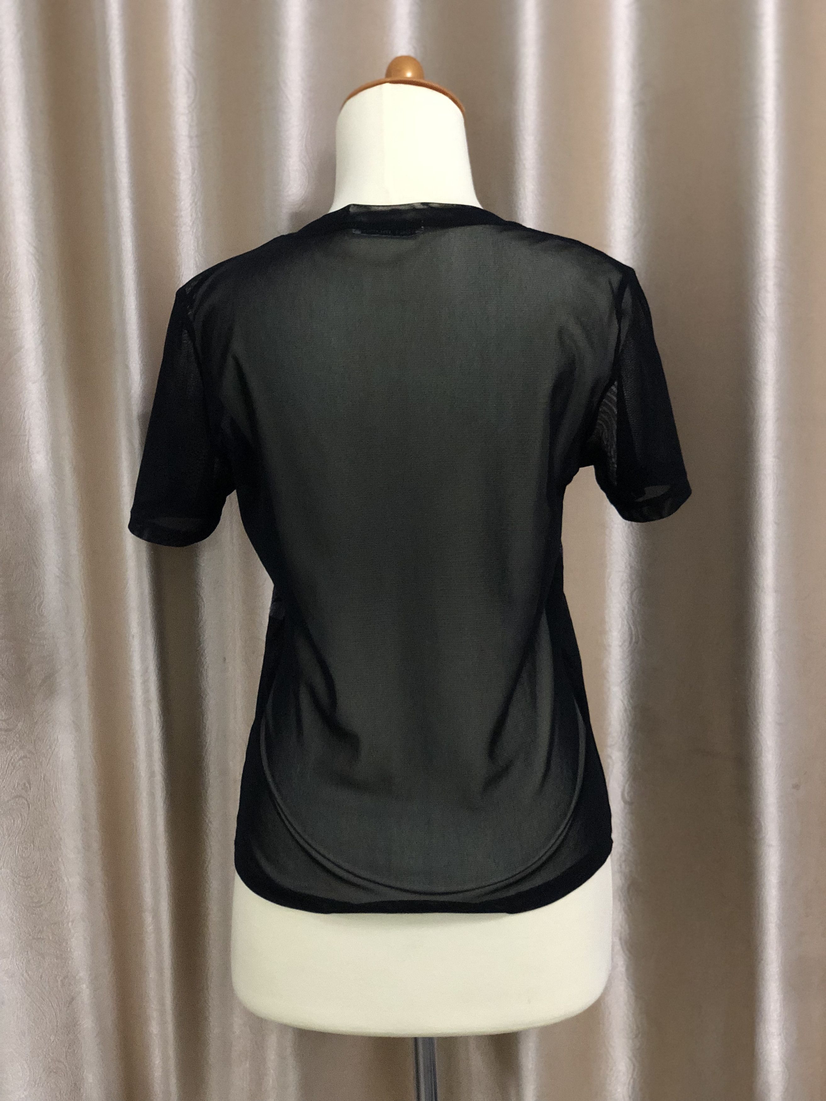 Issey Miyake Issey Miyake Floral Mesh Blouses Size XS / US 0-2 / IT 36-38 - 7 Thumbnail