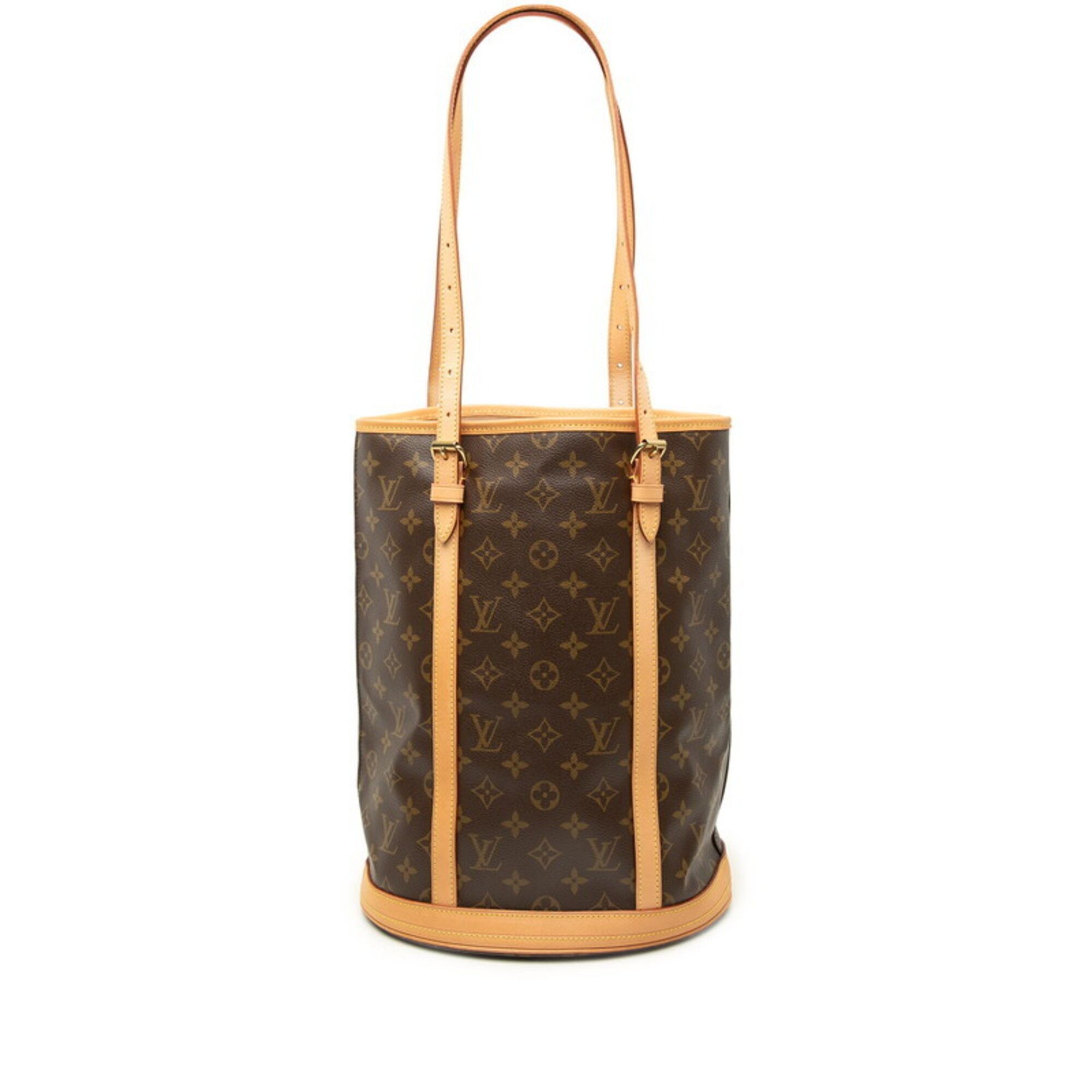 Louis Vuitton Monogram Bucket Gm Tote Bag Shoulder M42236 Brown Leather Women's Louis Vuitton, Women's