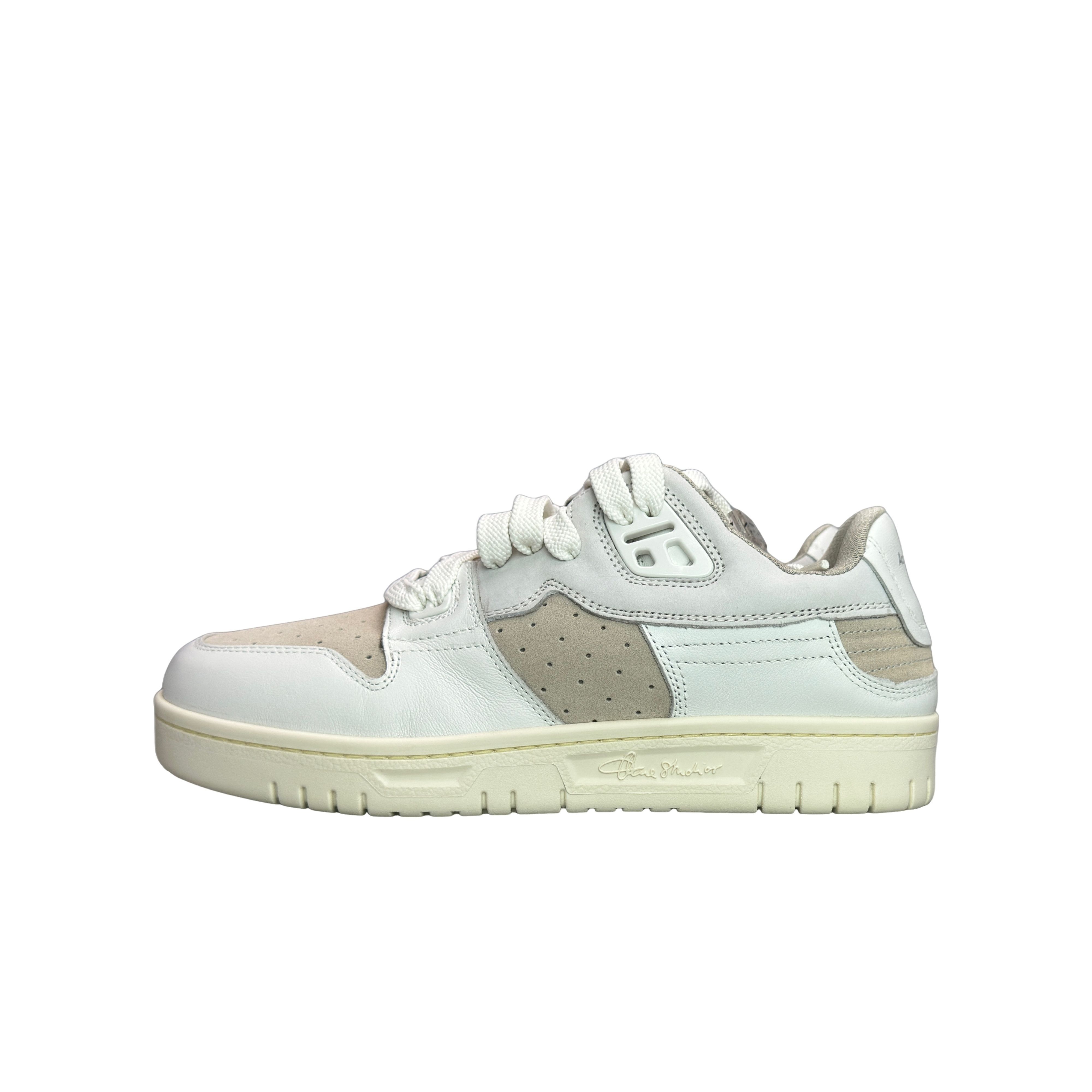 Acne Studios Acne Studios White Leather Low-Top Sneakers 39 Size US 9 / IT 39 - 1 Thumbnail