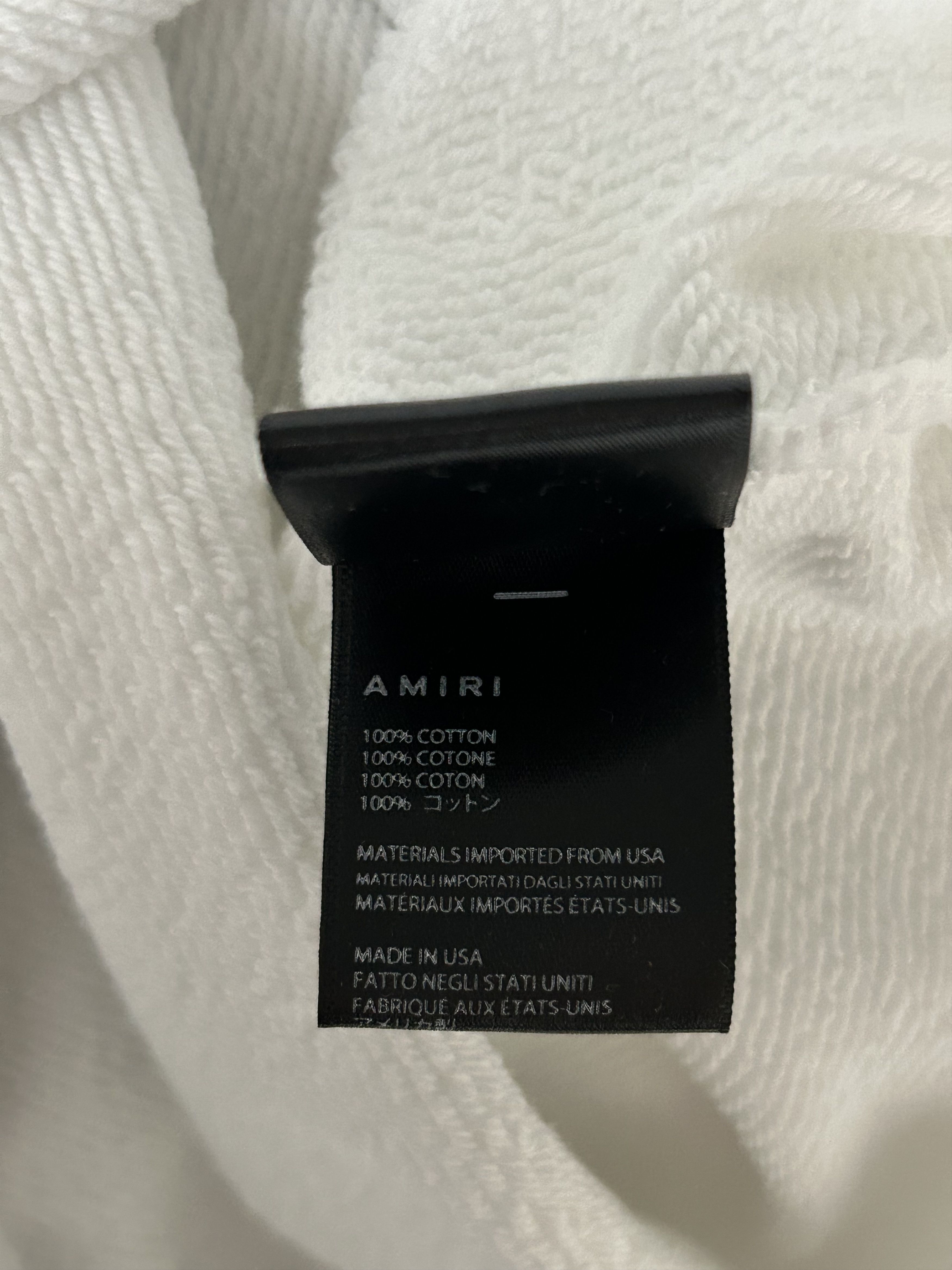 Amiri Amiri White & Black Beverly Hills Hoodie Size US S / EU 44-46 / 1 - 4 Thumbnail