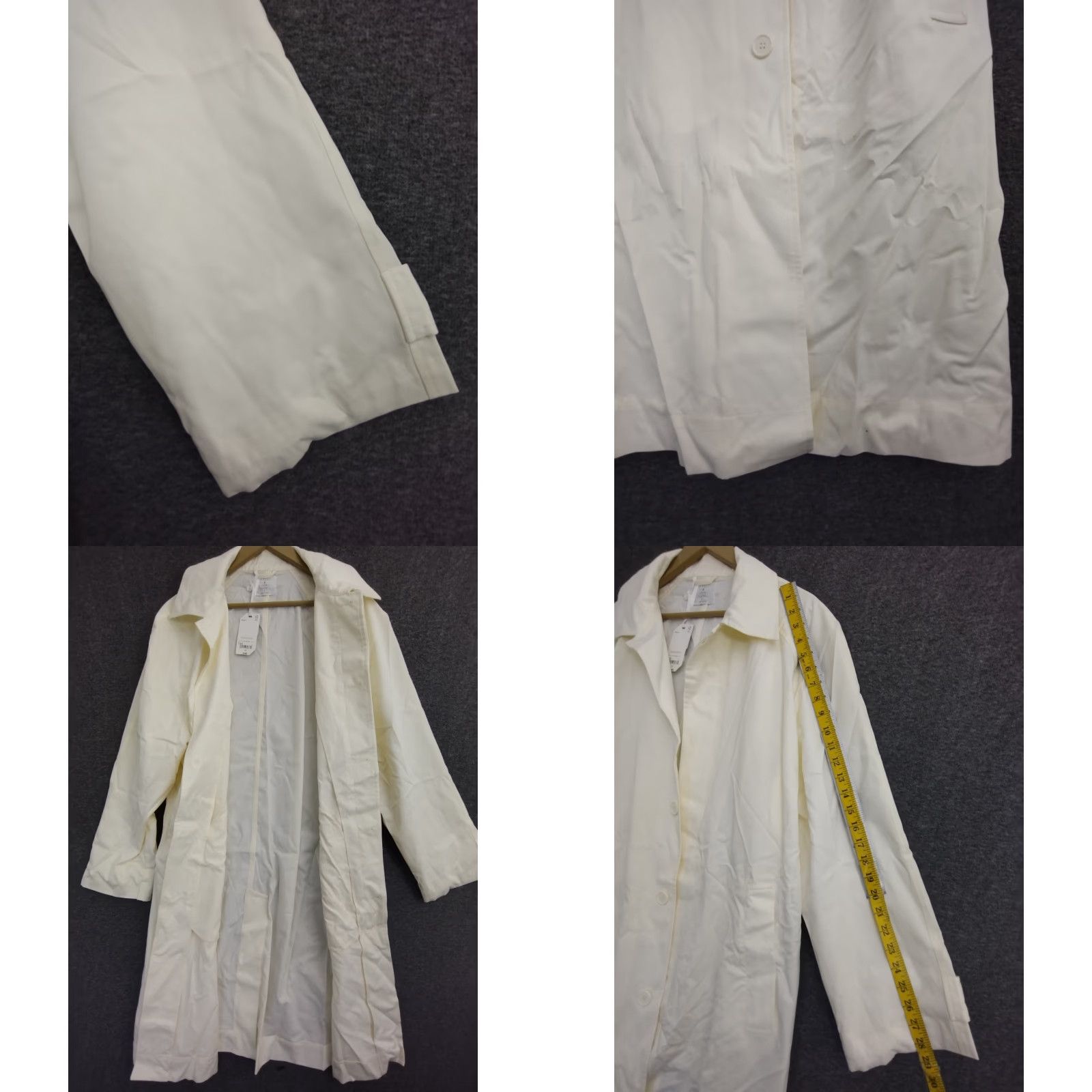 Vintage St stylus Trench Coat Ivory L Pockets Button Men Vintage No Size US L / EU 52-54 / 3 - 8 Thumbnail
