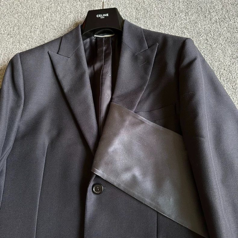 Dior Dior Smog blue satin show suit suit Size US S / EU 44-46 / 1 - 2 Thumbnail
