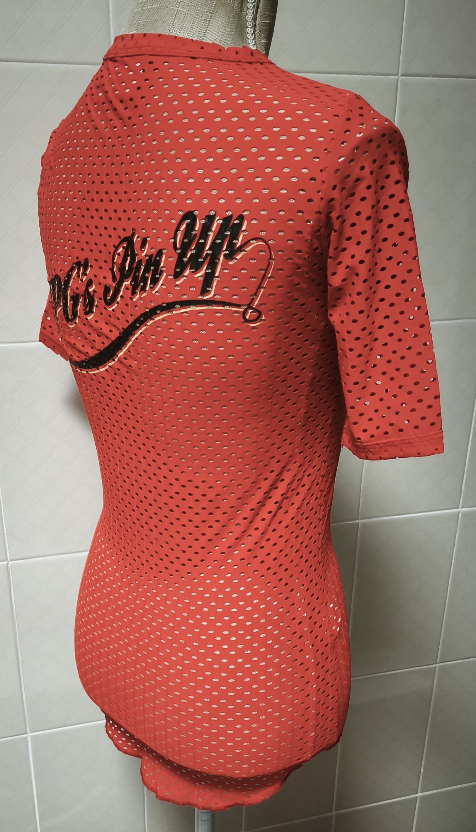 Jean Paul Gaultier Year: 1995 - Coral perforated top Size S / US 4 / IT 40 - 7 Thumbnail
