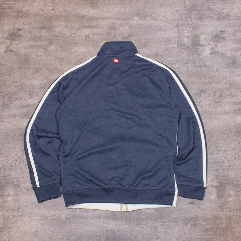 Ecko Unltd. Y2K 2000's 00's Ecko Unlimited Tri Color Baggy Track Sweater Size US M / EU 48-50 / 2 - 2 Thumbnail