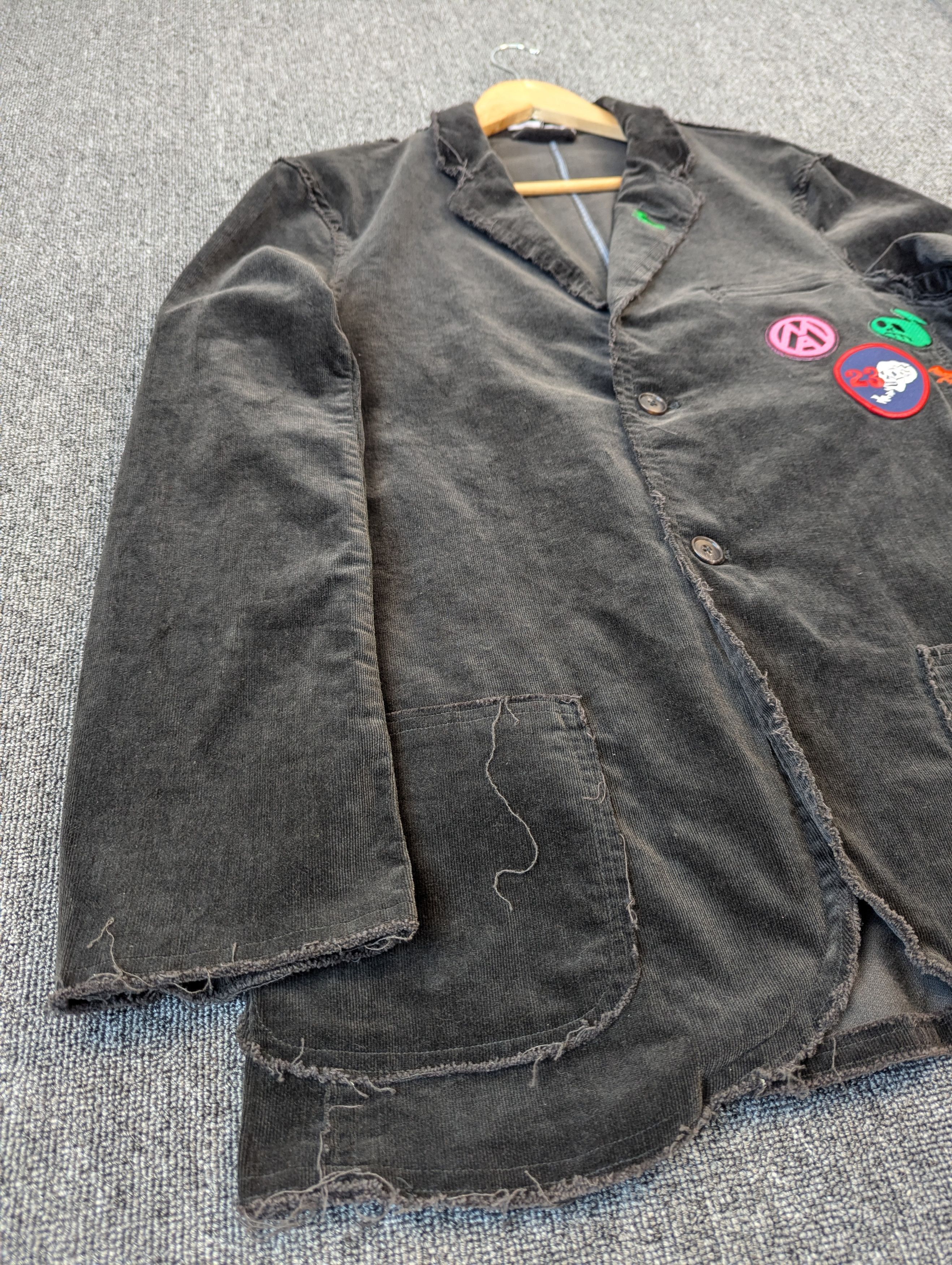 Modern Amusement Modern Amusement Distressed Style Velvet Corduroy Jacket Size US M / EU 48-50 / 2 - 3 Thumbnail