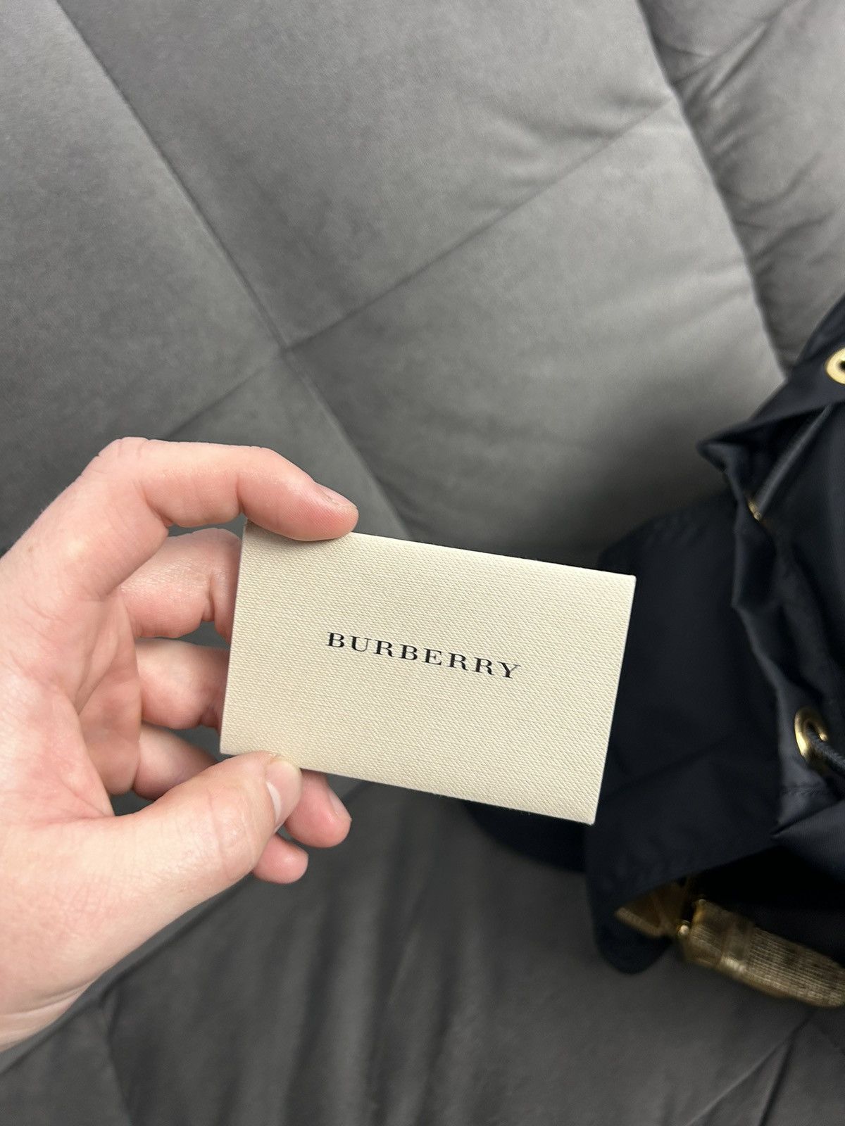 Burberry Burberry Black Nylon Backpack Luxury Designer Bag Size ONE SIZE - 11 Thumbnail