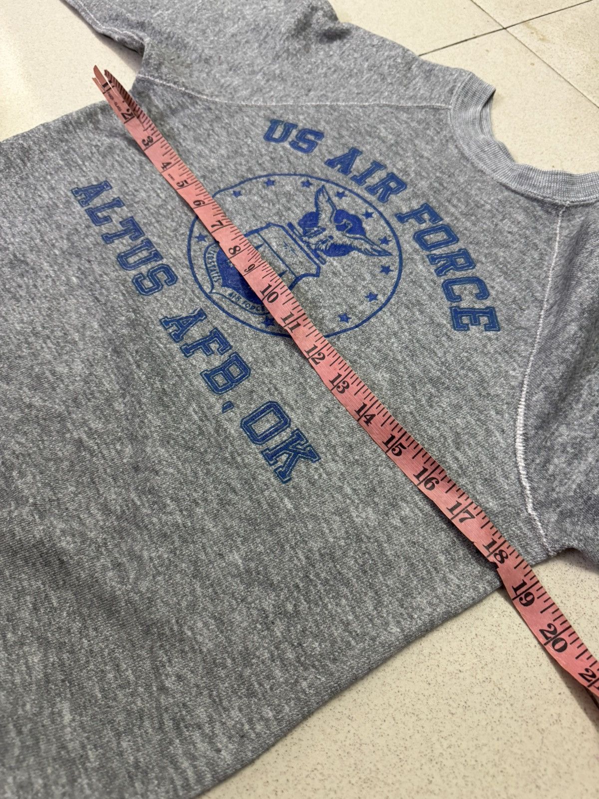 Vintage 1970s US AIR FORCE USAF ALTUS AFB CREWNECK SWEATSHIRT Size US S / EU 44-46 / 1 - 3 Thumbnail