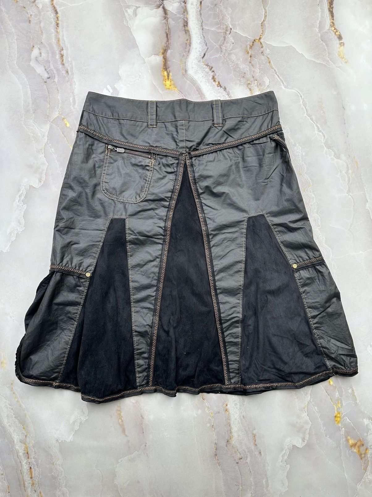 Japanese Brand Vintage Knee Length Skirt Size 28" / US 6 / IT 42 - 7 Thumbnail
