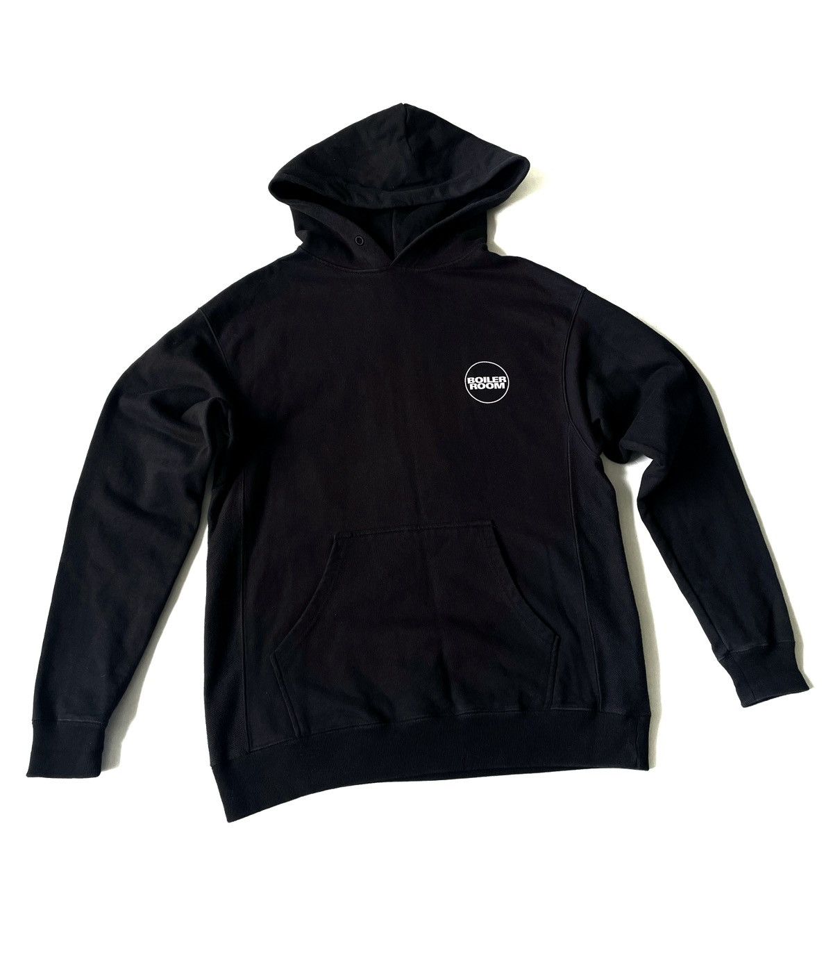 Boiler Room × Designer Boiler Room Men Black Hoodie Big Logo Size M Made Portugal Size US M / EU 48-50 / 2 - 2 Thumbnail