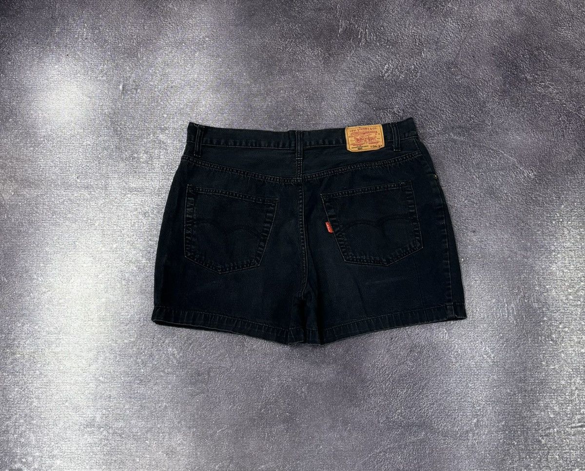 Levi's Vintage Levi’s 501 Y2K Hype Black Denim Shorts Jorts Size US 36 / EU 52 - 1 Thumbnail
