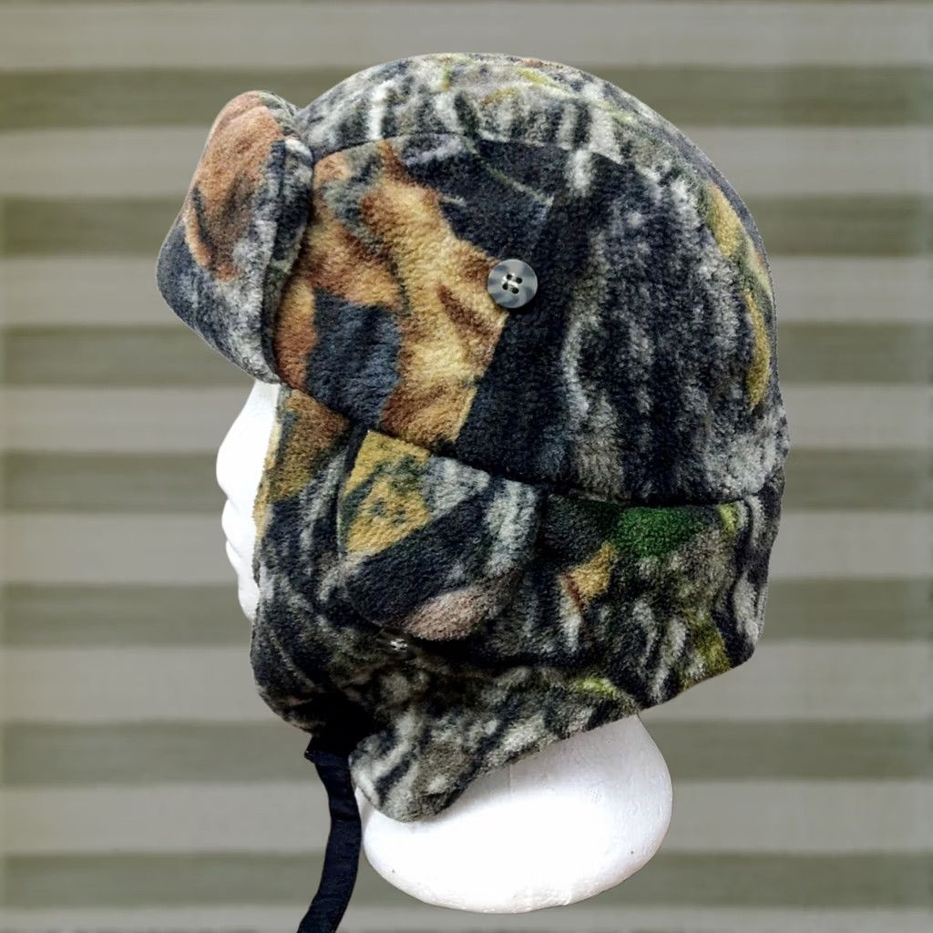 Vintage VINTAGE Mad Bomber Trapper Hat Camo Aviator Insulated Ear Flap Large Men Size ONE SIZE - 1 Thumbnail