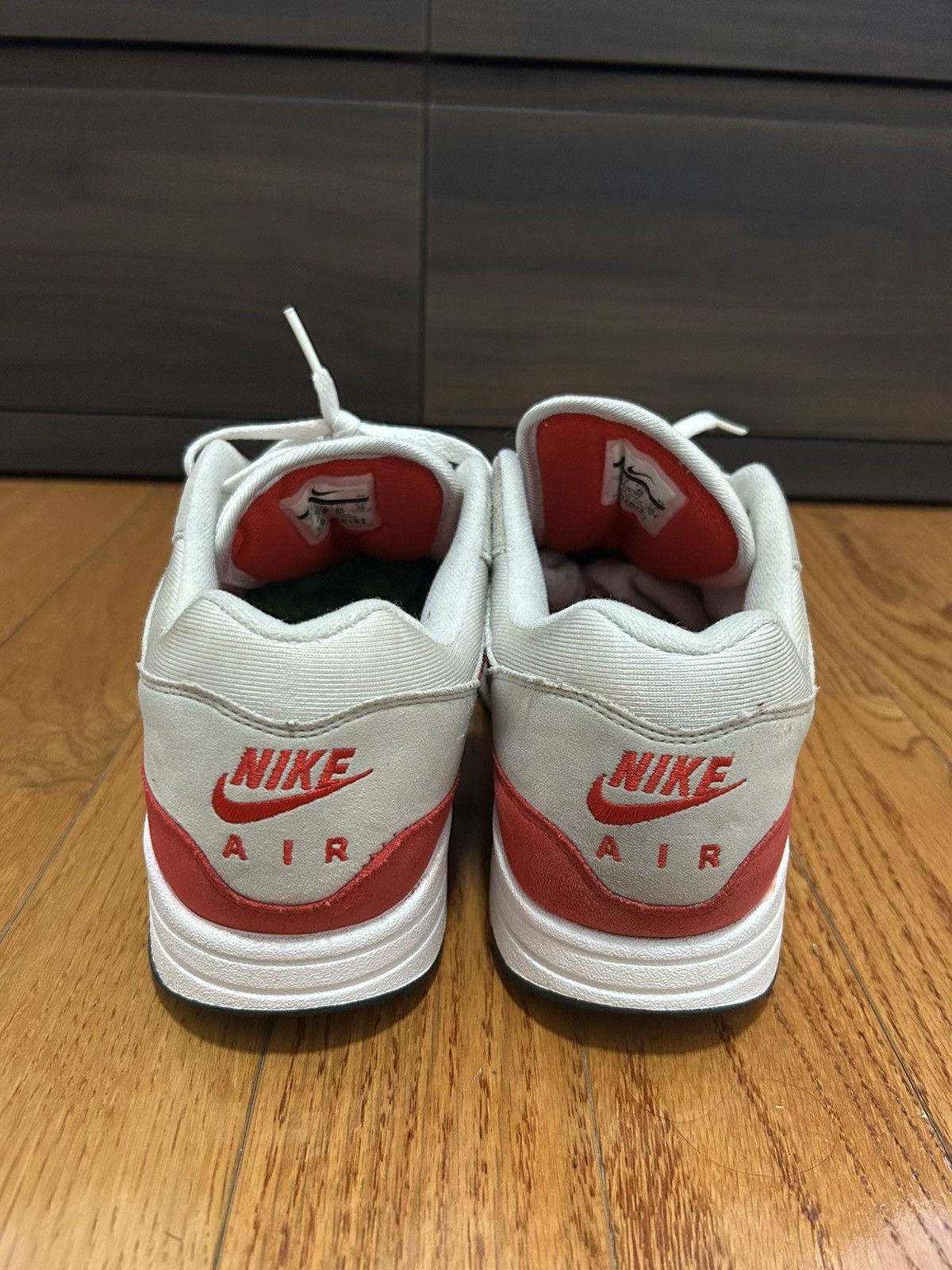 Nike Nike Air Max 1 Anniversary Red Size US 12 / EU 45 - 5 Thumbnail
