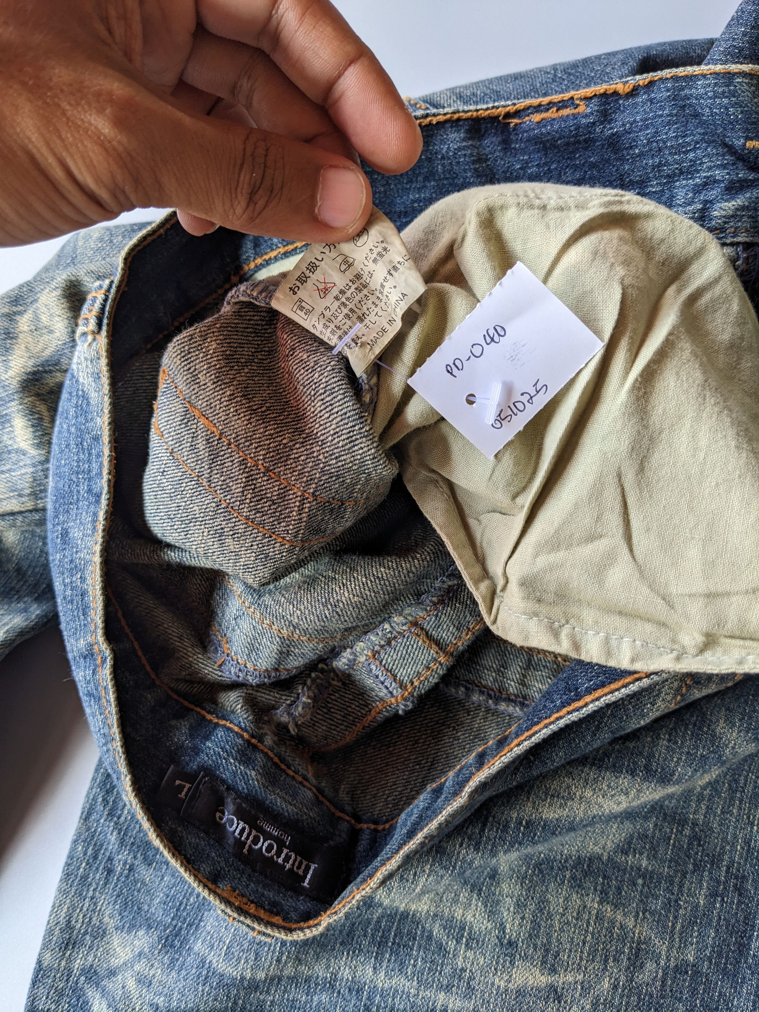 Japanese Brand Introduce Homme acidwash faded jeans Size US 31 - 10 Thumbnail