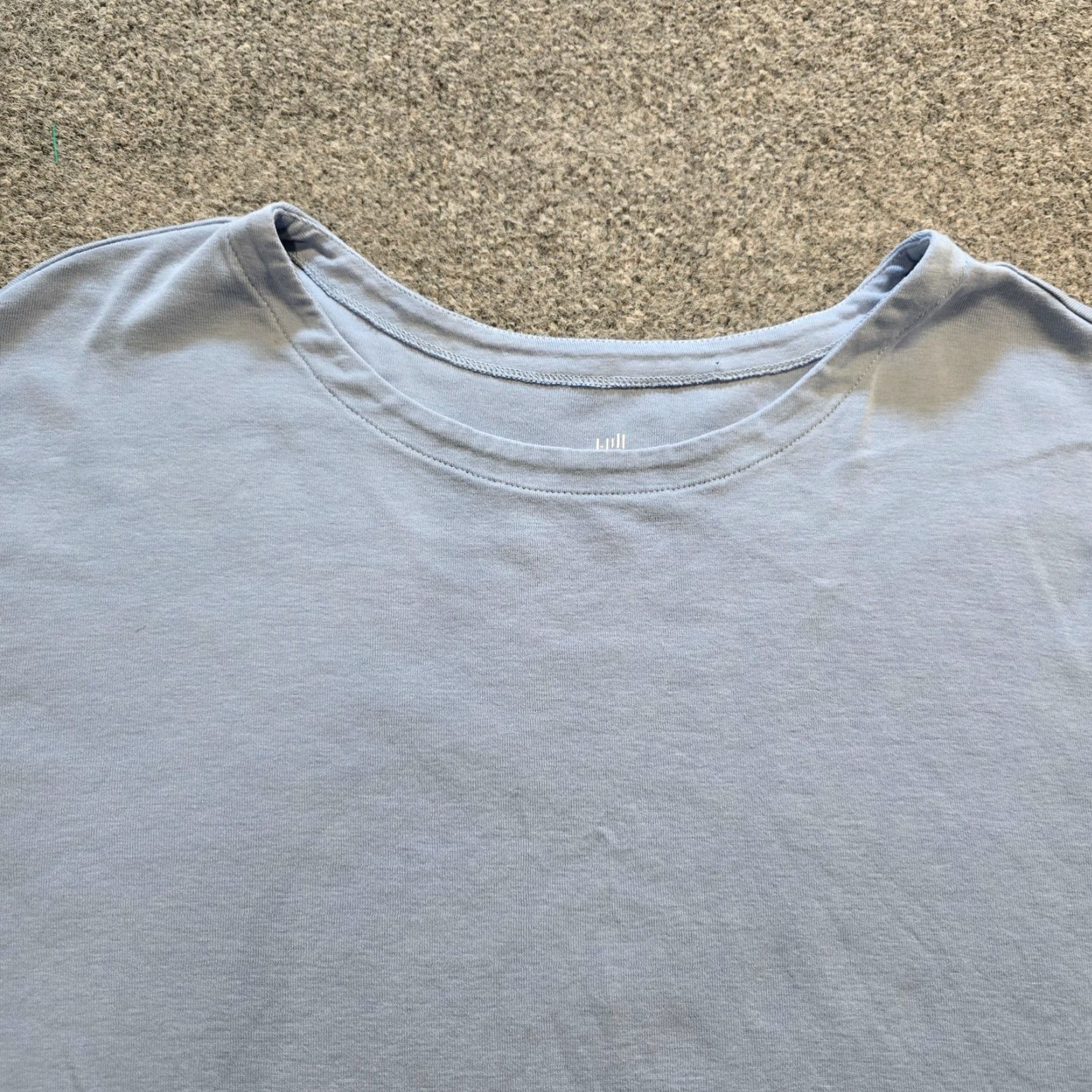 J. Jill J. Jill Shirt Womens 4X Blue Crew Neck Long Sleeve Stretch Casual Basic Size XXL / US 16-18 / IT 52-54 - 2 Thumbnail