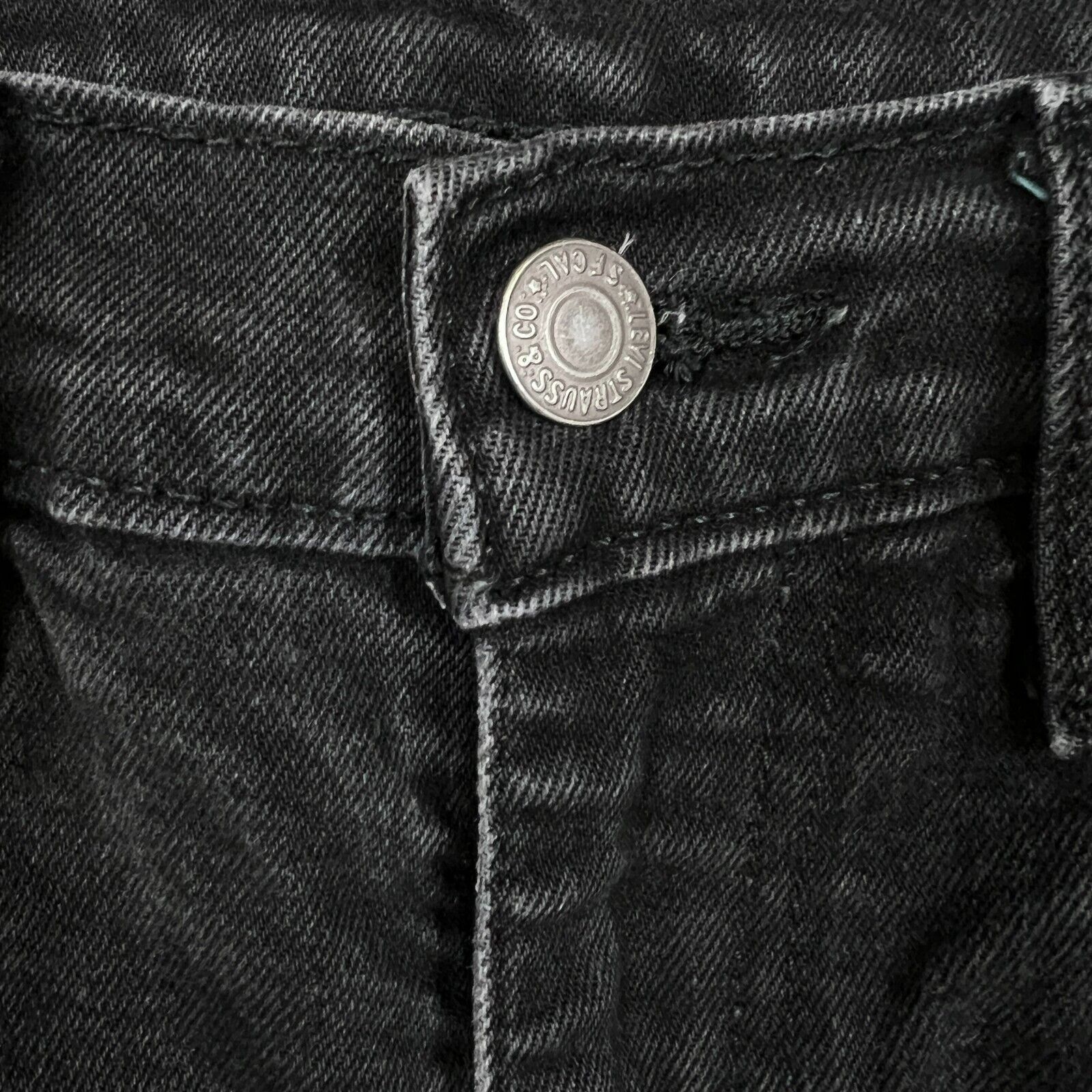 Levi's × Vintage Levi's 512 Jeans 29x27 Slim Taper Dark American Denim Pants Size US 29 - 3 Thumbnail