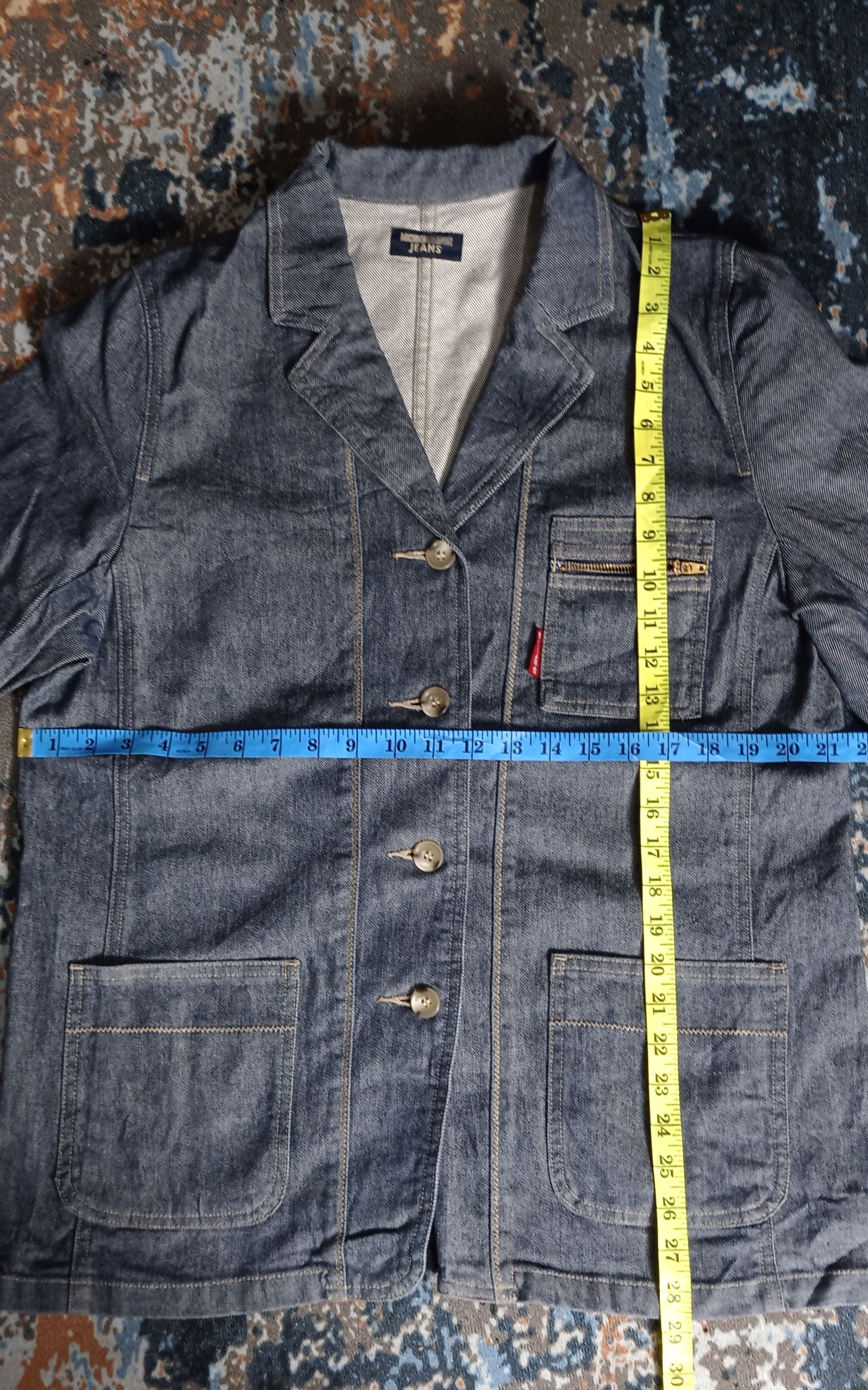 Michiko Koshino London × Vintage Vintage💥Michiko London Denim Jeans Jacket Size US L / EU 52-54 / 3 - 10 Thumbnail