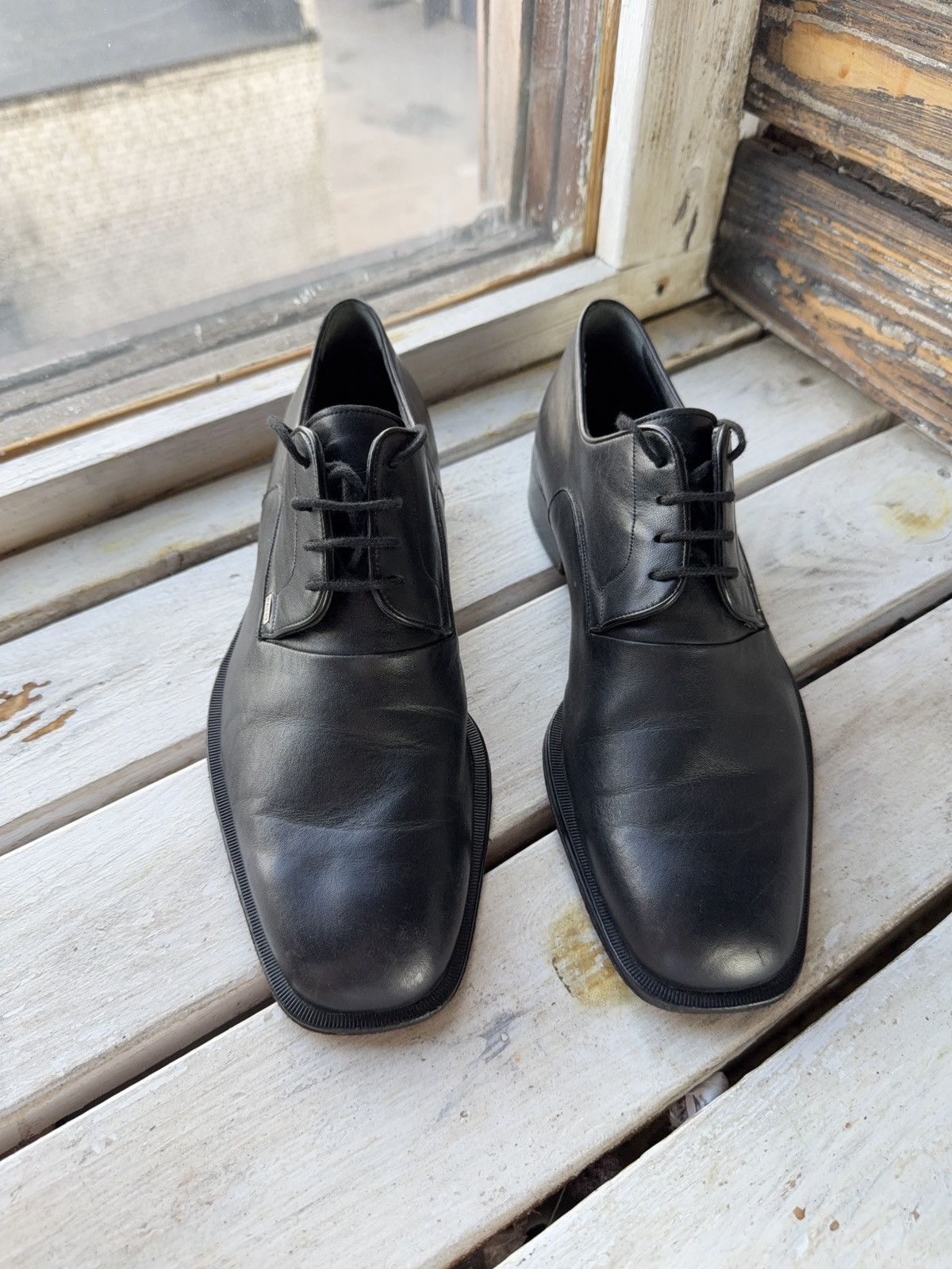 Bally Bally Styleflex Black Leather Derby Shoes –8.5 UK / 9.5 US Size US 9.5 / EU 42-43 - 13 Thumbnail