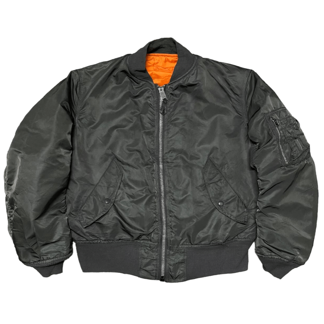 Vintage Alpha Industries Military Ma 1 Flight Bomber Jacket