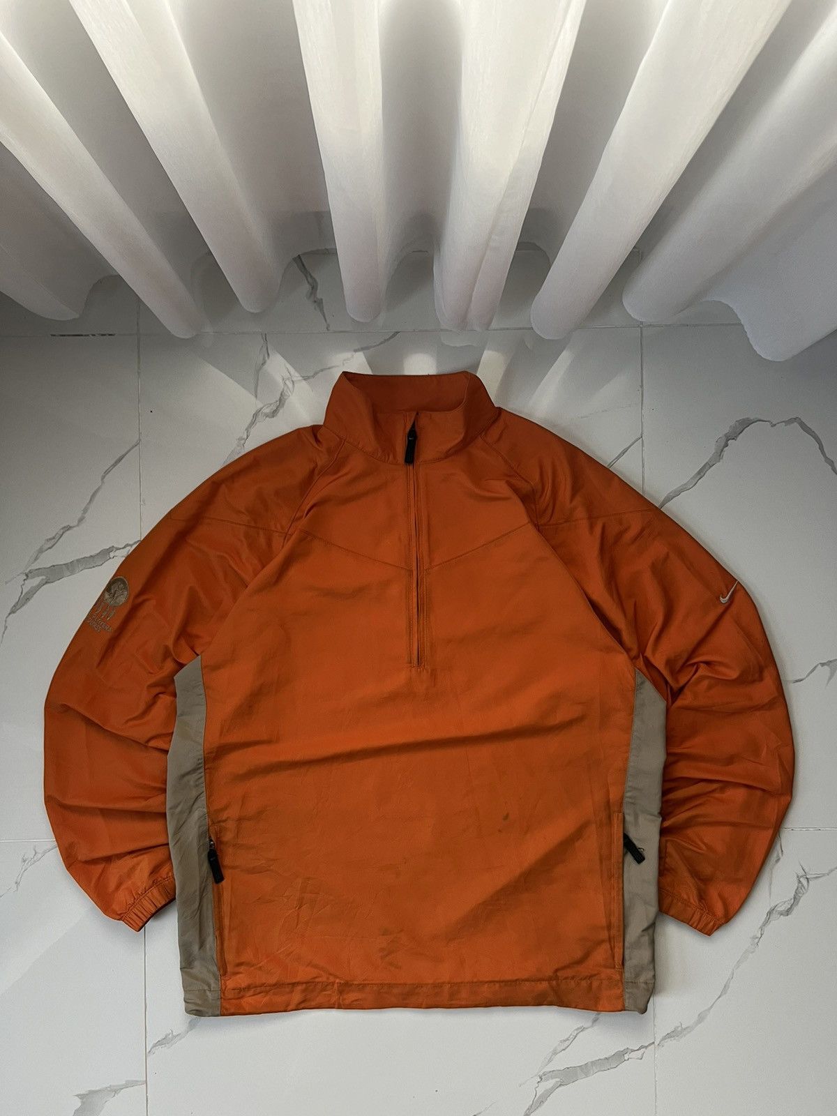 Nike × Vintage 00’s NIKE RETRO SWOOSH LOGO Y2K 1/3 ZIP PLAYERS JACKET Size US M / EU 48-50 / 2 - 1 Thumbnail