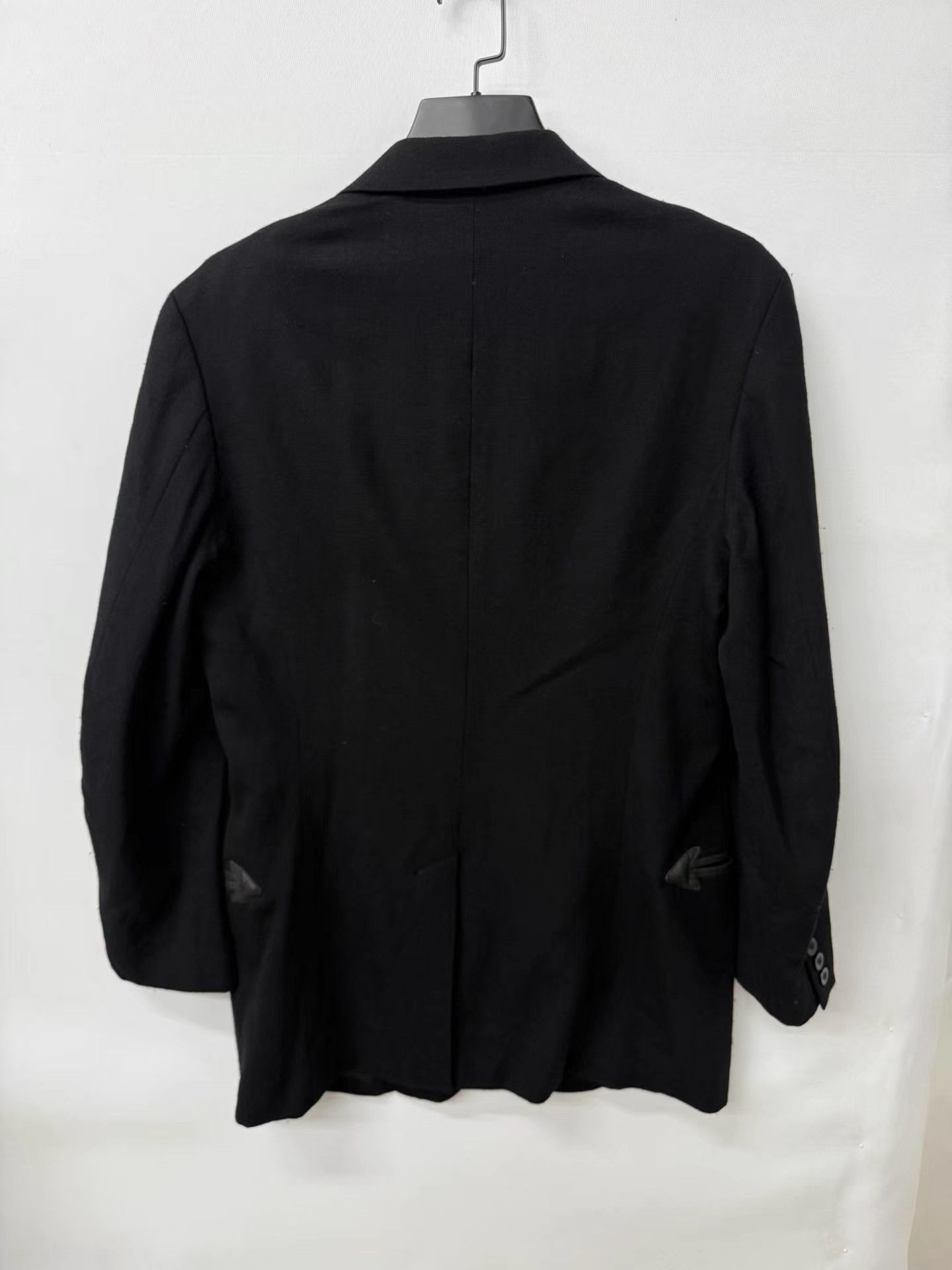 Yohji Yamamoto Yohji Yamamoto Y's for men Leather Paneled Wool Blazer K20 Size US L / EU 52-54 / 3 - 5 Thumbnail