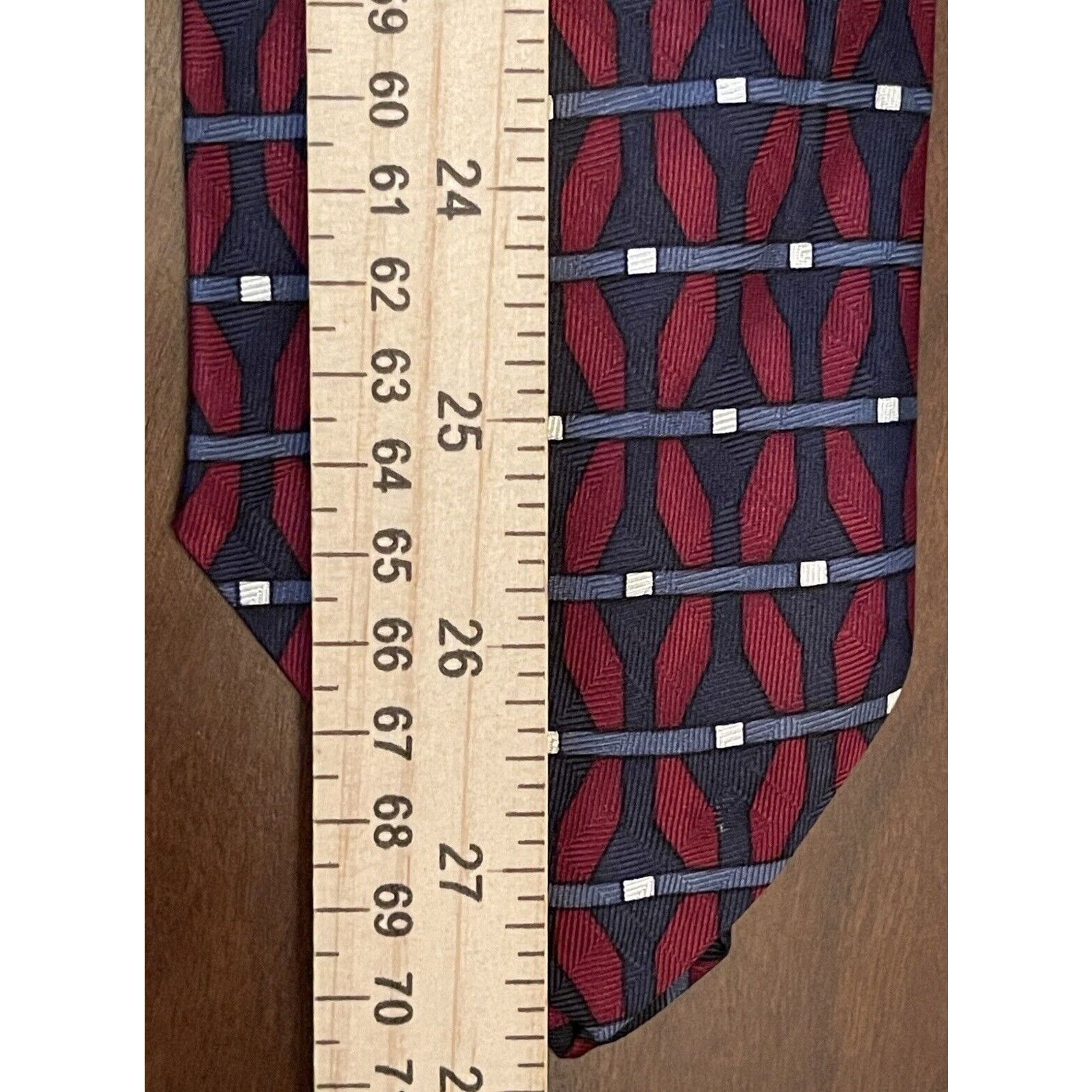 Other Xmi Hand Made 100% Imported Silk Men’s Neck Tie Made In Usa Size 44 - 6 Thumbnail