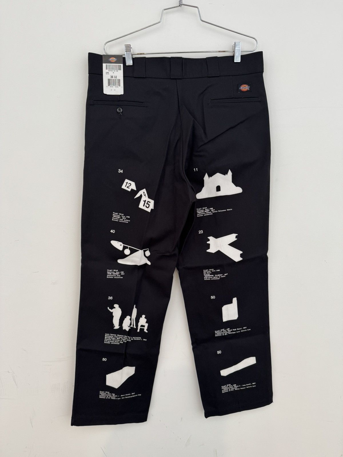 Dickies ICA x Virgil Abloh Dickies work pants 36 RARE! Size US 36 / EU 52 - 2 Thumbnail