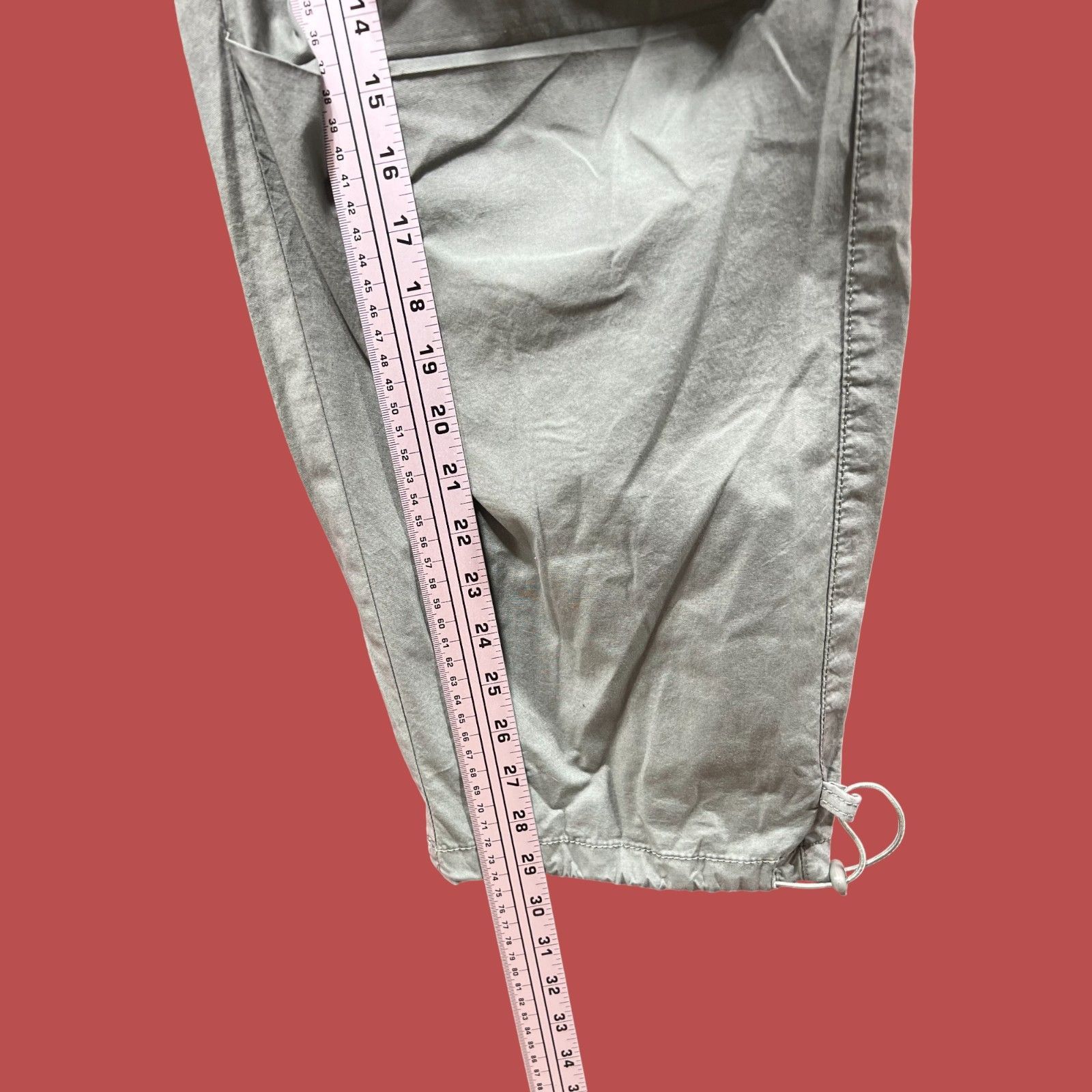 Arizona Jean Co. Arizona - Men's Drawstring Waist Baggy Fit Cargo Pant - Gree Size ONE SIZE - 8 Thumbnail