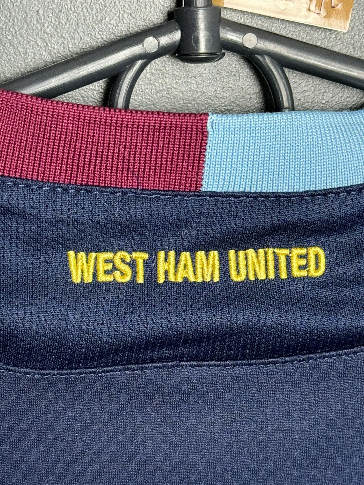 Macron West Ham United 12/13 Away Football Long Sleeve Jersey Size US XL / EU 56 / 4 - 5 Thumbnail