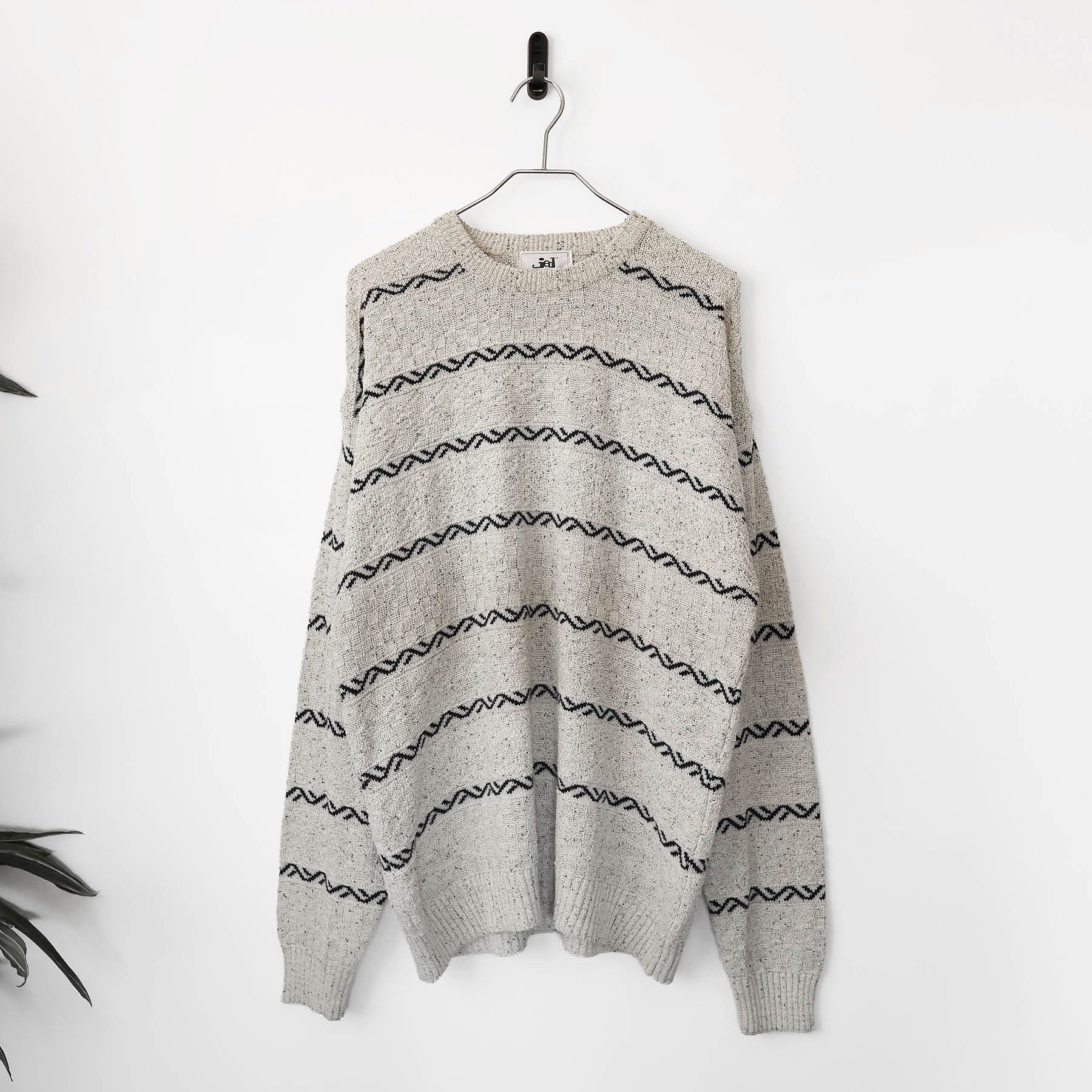 Vintage Vintage Knitted TomTom Style Surfer Crewneck Sweater Size US L / EU 52-54 / 3 - 1 Thumbnail