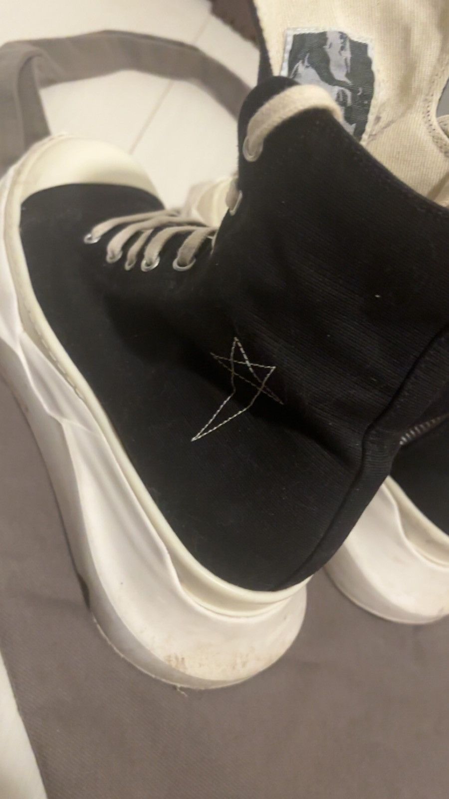 Rick Owens rick owens ramones abstract pentagram drkshdw Size US 11 / EU 44 - 4 Thumbnail