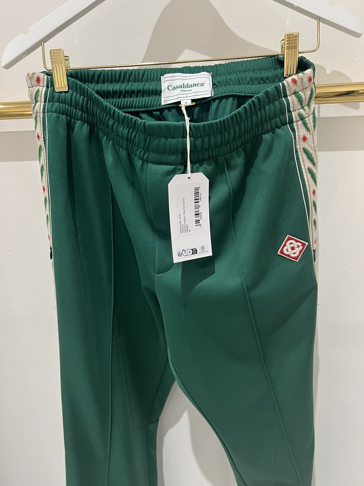 Casablanca Casablanca logo-appliqué track pants Green Size M Size US 30 / EU 46 - 5 Thumbnail