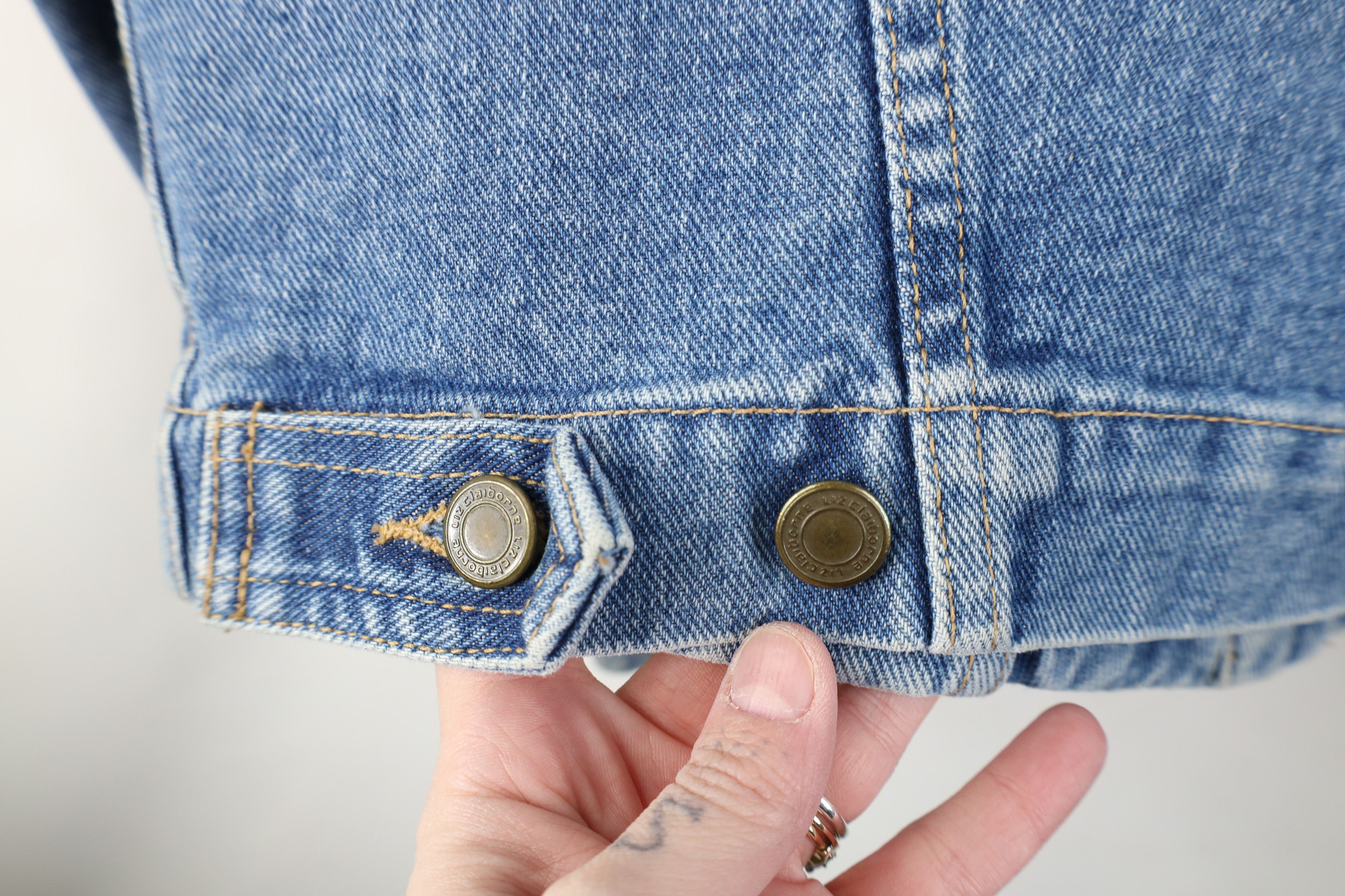 Vintage Vintage 90s Streetwear Babydoll Denim Jean Trucker Jacket Size L / US 10 / IT 46 - 13 Thumbnail