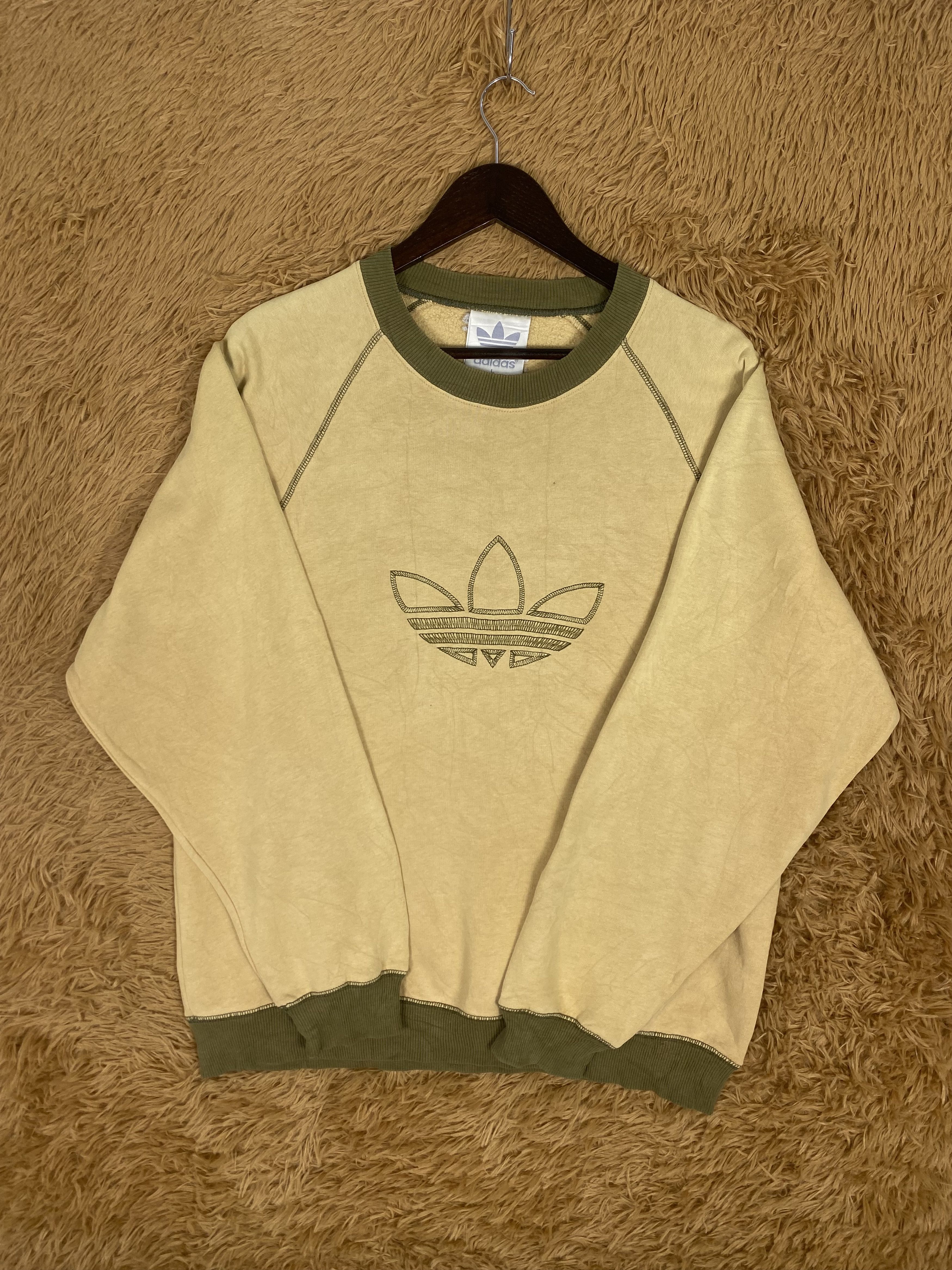 Adidas × Vintage Vintage Adidas Three Stripe Sweatshirts PS0059 Size US M / EU 48-50 / 2 - 3 Thumbnail