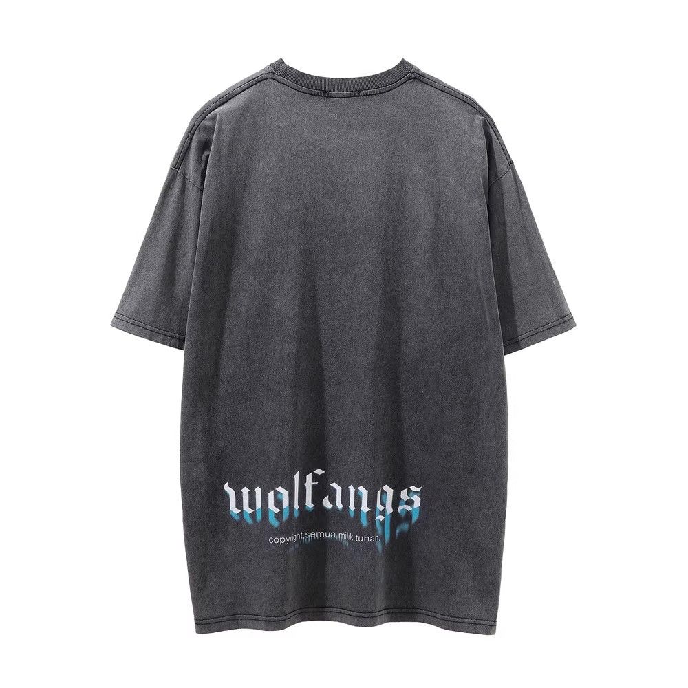 Japanese Brand × Vintage Men's street distressed round neck dinosaur print T-shirt Size US M / EU 48-50 / 2 - 2 Thumbnail