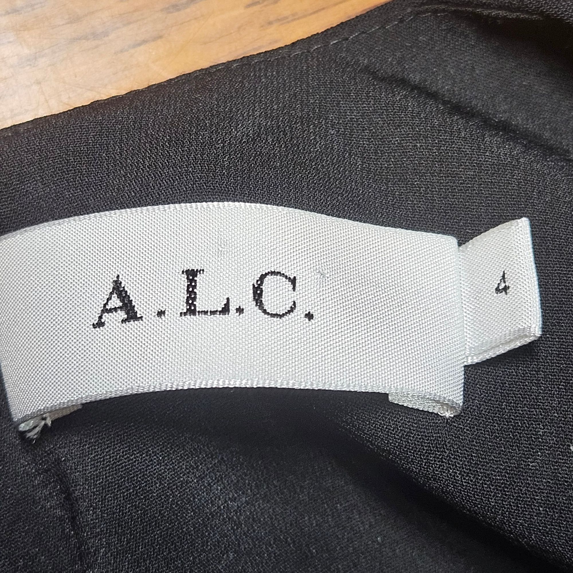 A.L.C. A.L.C. Clarence Black Ruffle Dress EUC Size S / US 4 / IT 40 - 3 Thumbnail