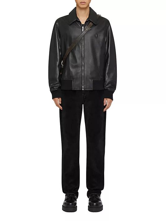 Givenchy o1w1db10325 Reversible Bomber Jacket in Black Size US XS / EU 42 / 0 - 4 Thumbnail